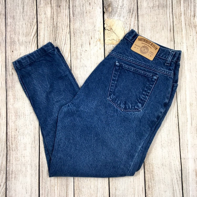 Vintage 90's High Waisted Cropped Jeans by Northcrest Jean Co. | Shop ...