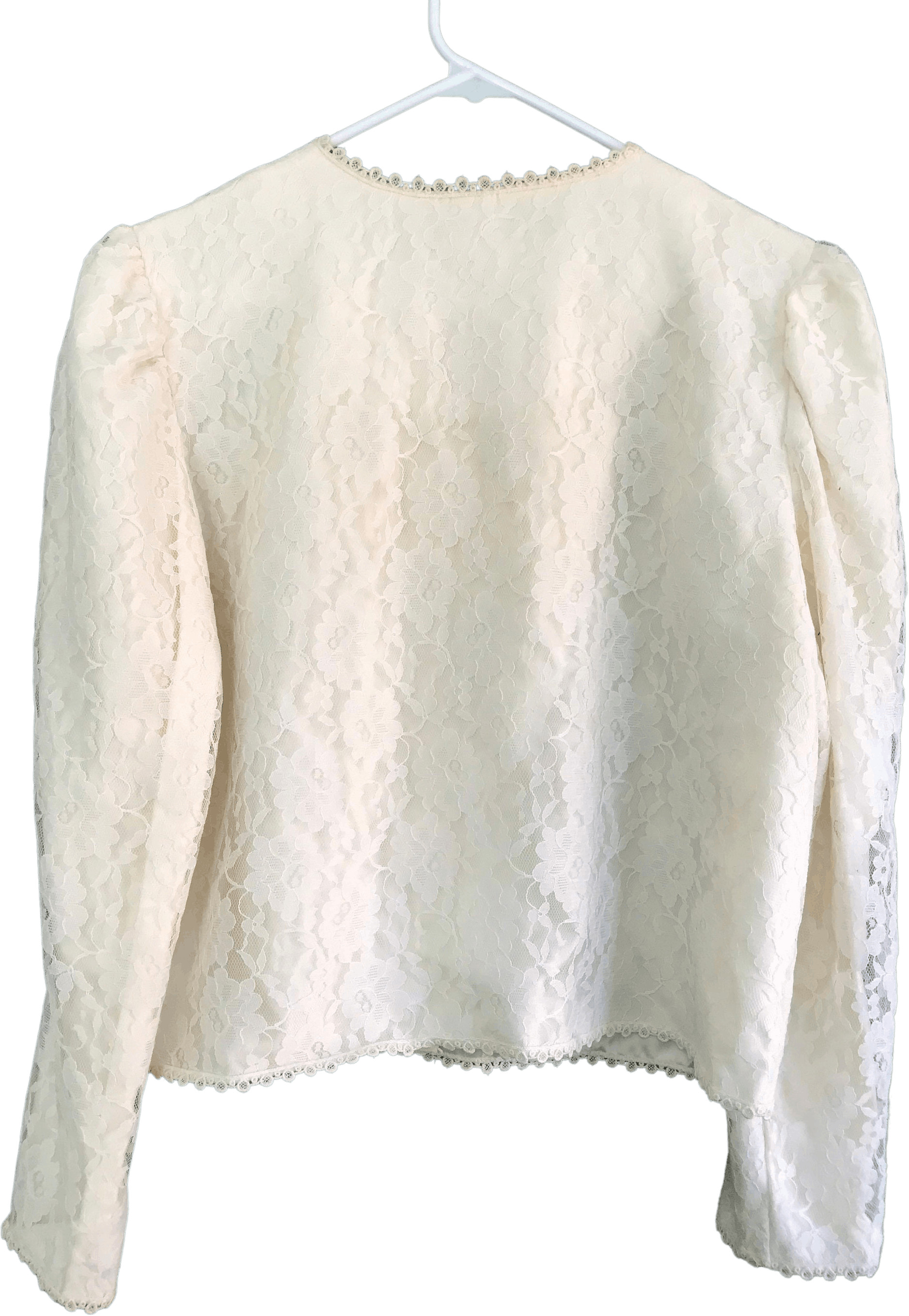 Vintage 80’s Ivory Lace Blazer by Pretty as a Picture | Shop THRILLING
