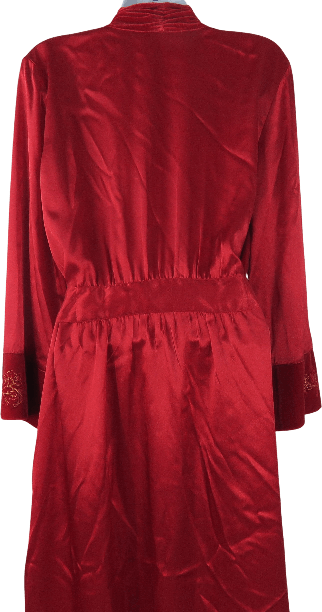Vintage 90’s Long Red Dressing Robe by Morgan Taylor Intimates | Shop ...
