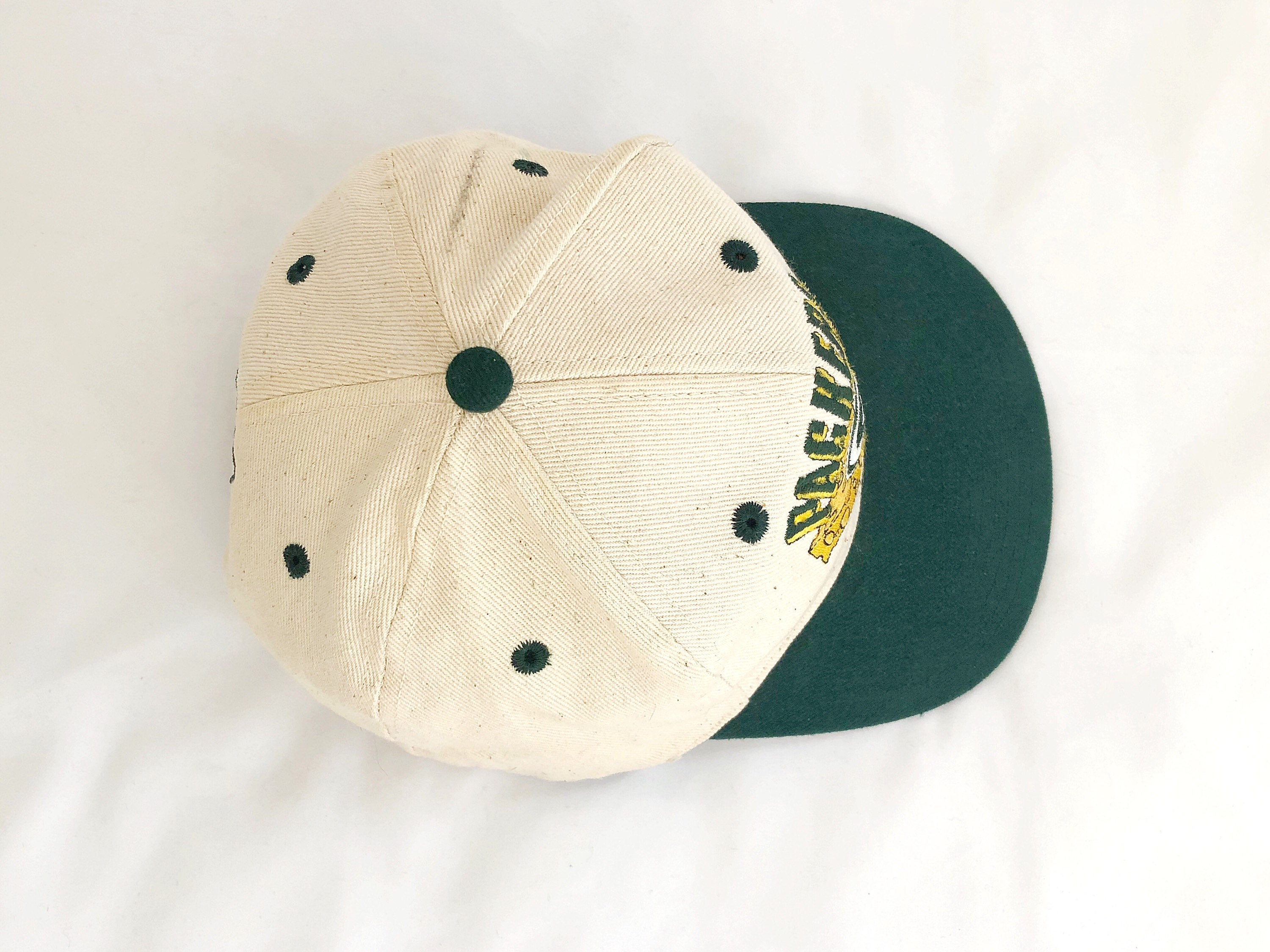 Vintage 90's Green Bay Packers Embroidered Cheesehead Central Champs ...