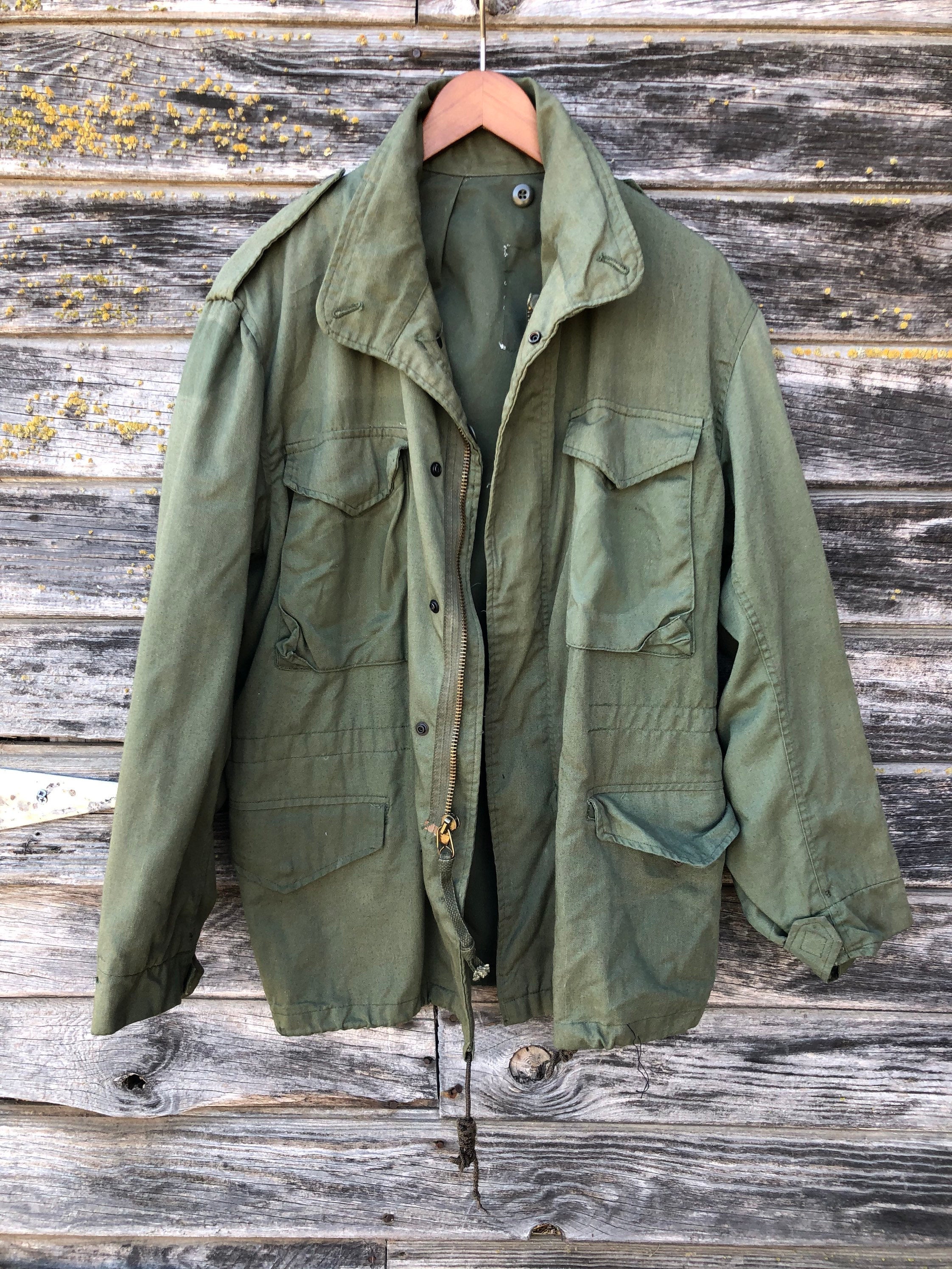 Vintage US Army Olive Green Military Jacket | Shop THRILLING