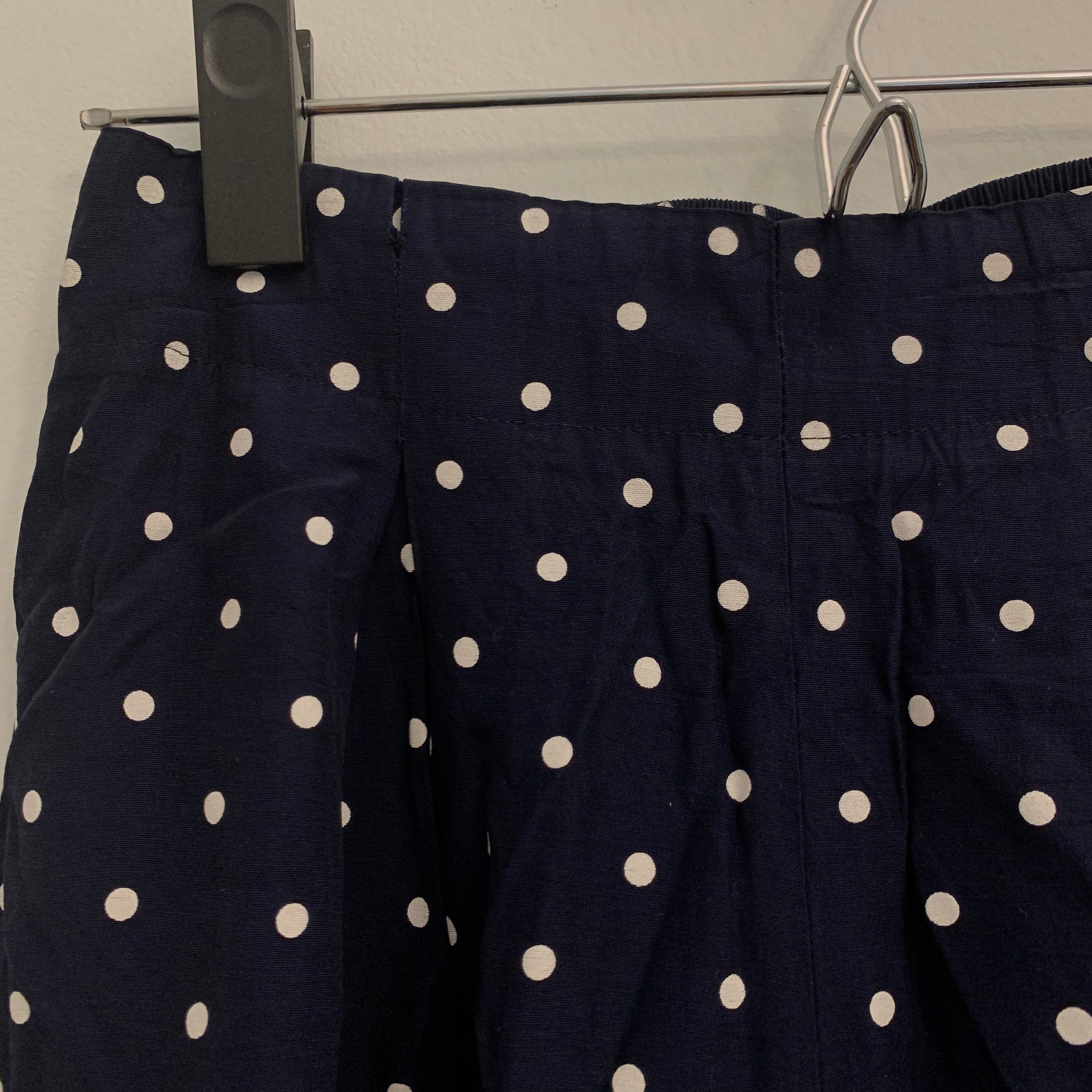 Vintage Navy Shorts with White Polka Dots | Shop THRILLING