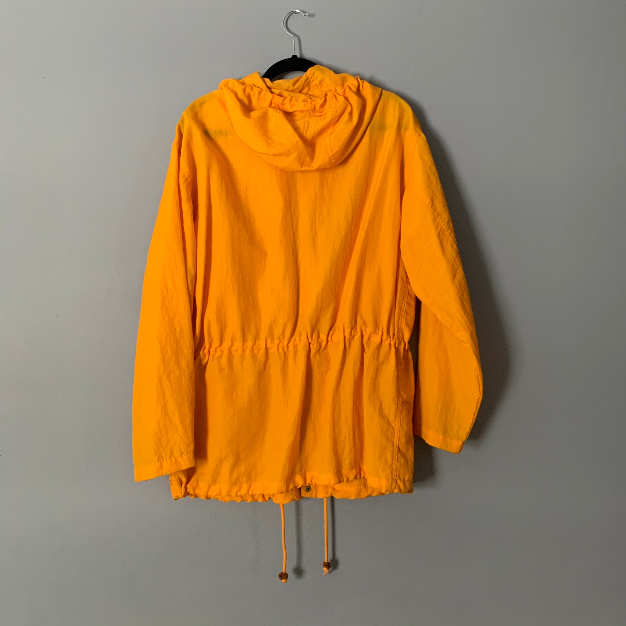 Vintage Long Yellow Windbreaker Jacket by Gap | Shop THRILLING
