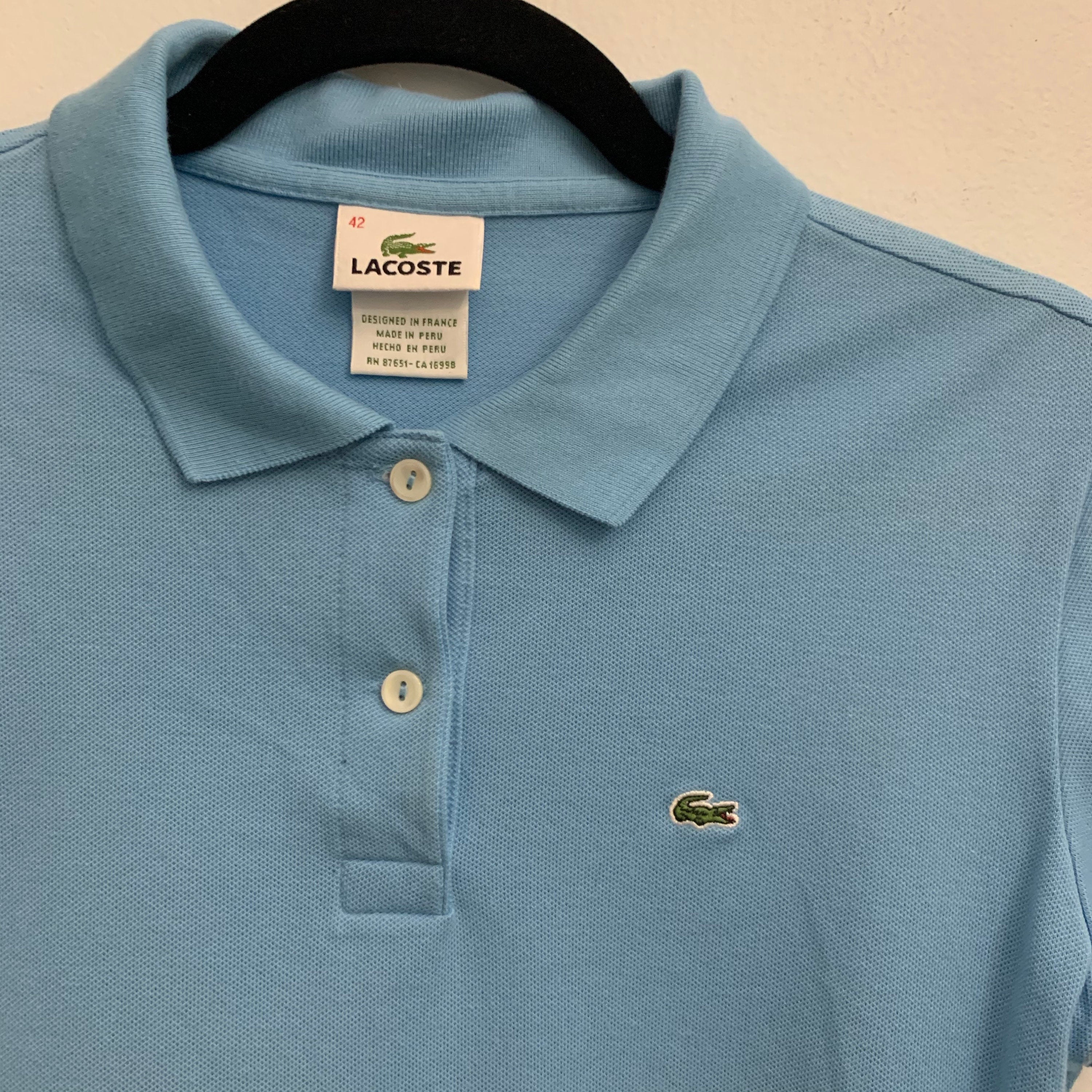 Vintage Light Blue Polo by Lacoste | Shop THRILLING