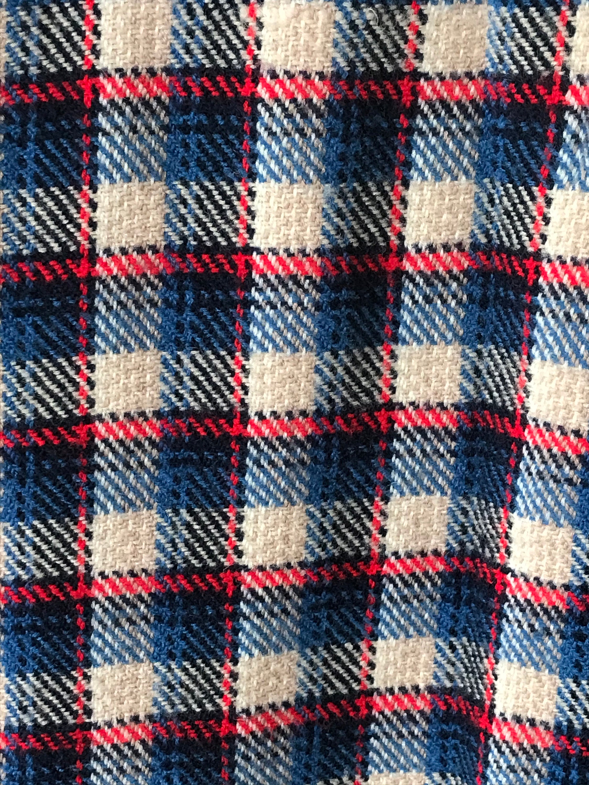 Vintage 80's Red White and Blue Plaid Flannel Button Up | Shop THRILLING