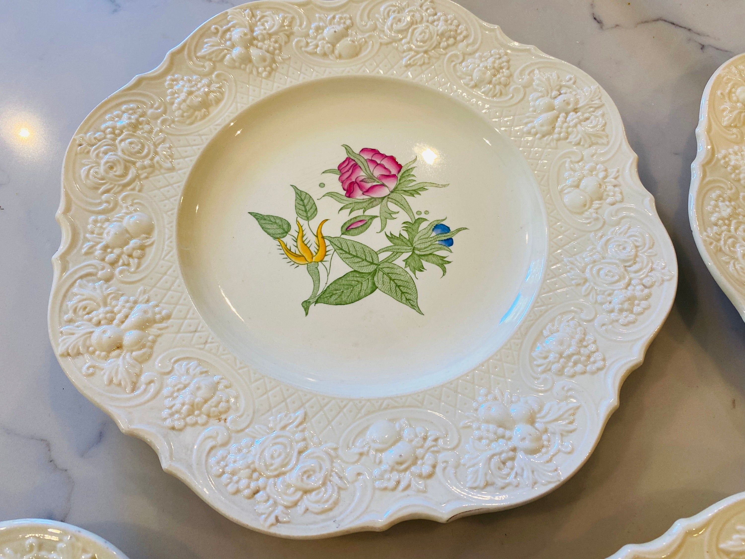 Vintage Crown Ducal Dinner Plates by Crown Ducal | Shop THRILLING