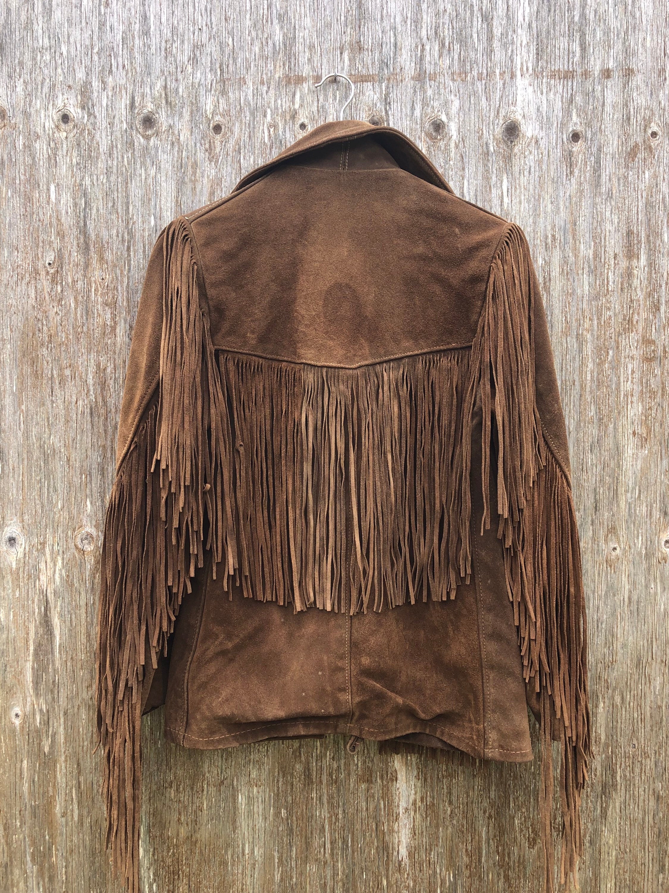 Vintage 70's Western Fringed Leather Jacket by Rancher | Shop THRILLING
