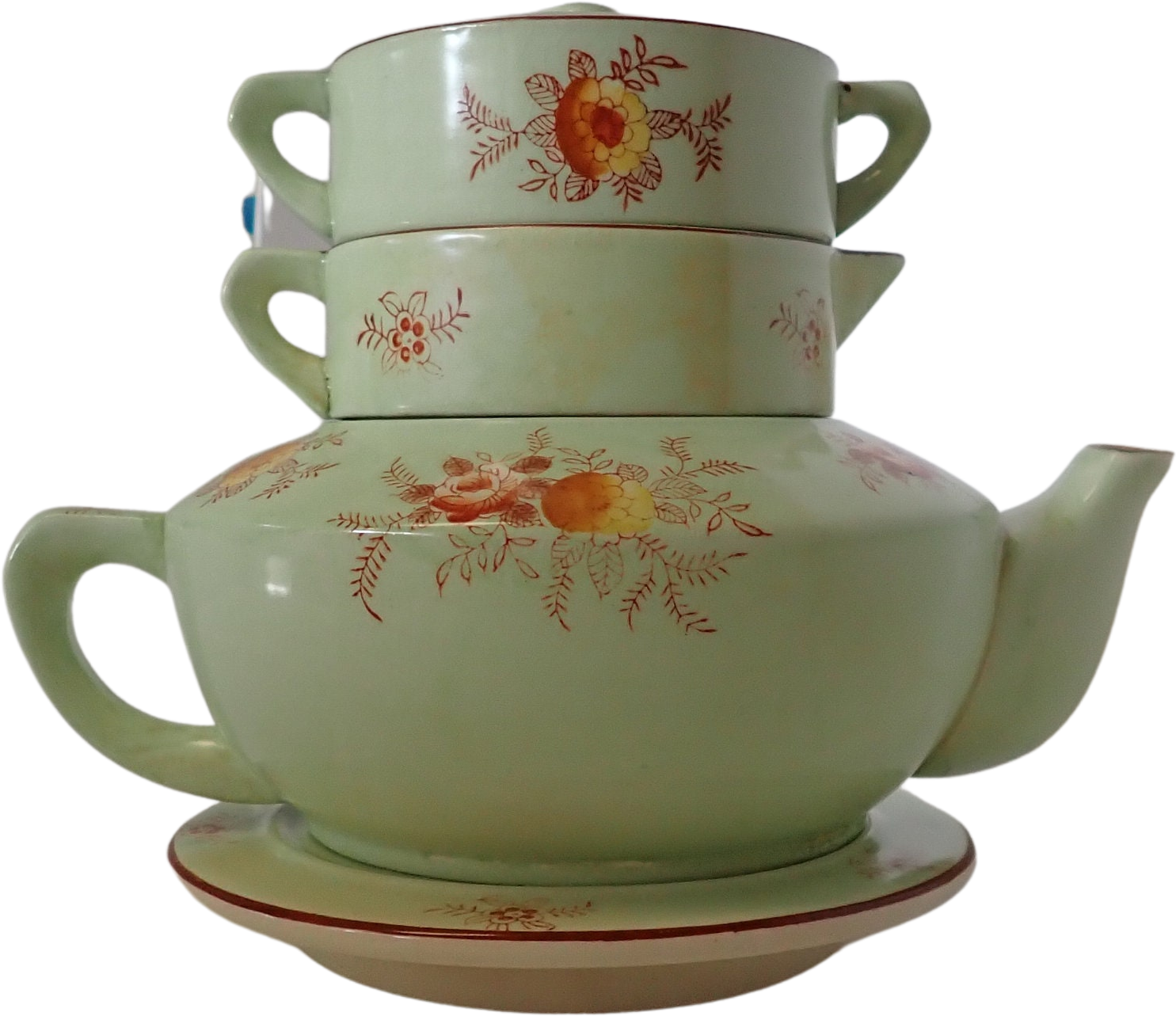 Vintage Stacking Tea Set with Base - Made In Japan | Shop THRILLING