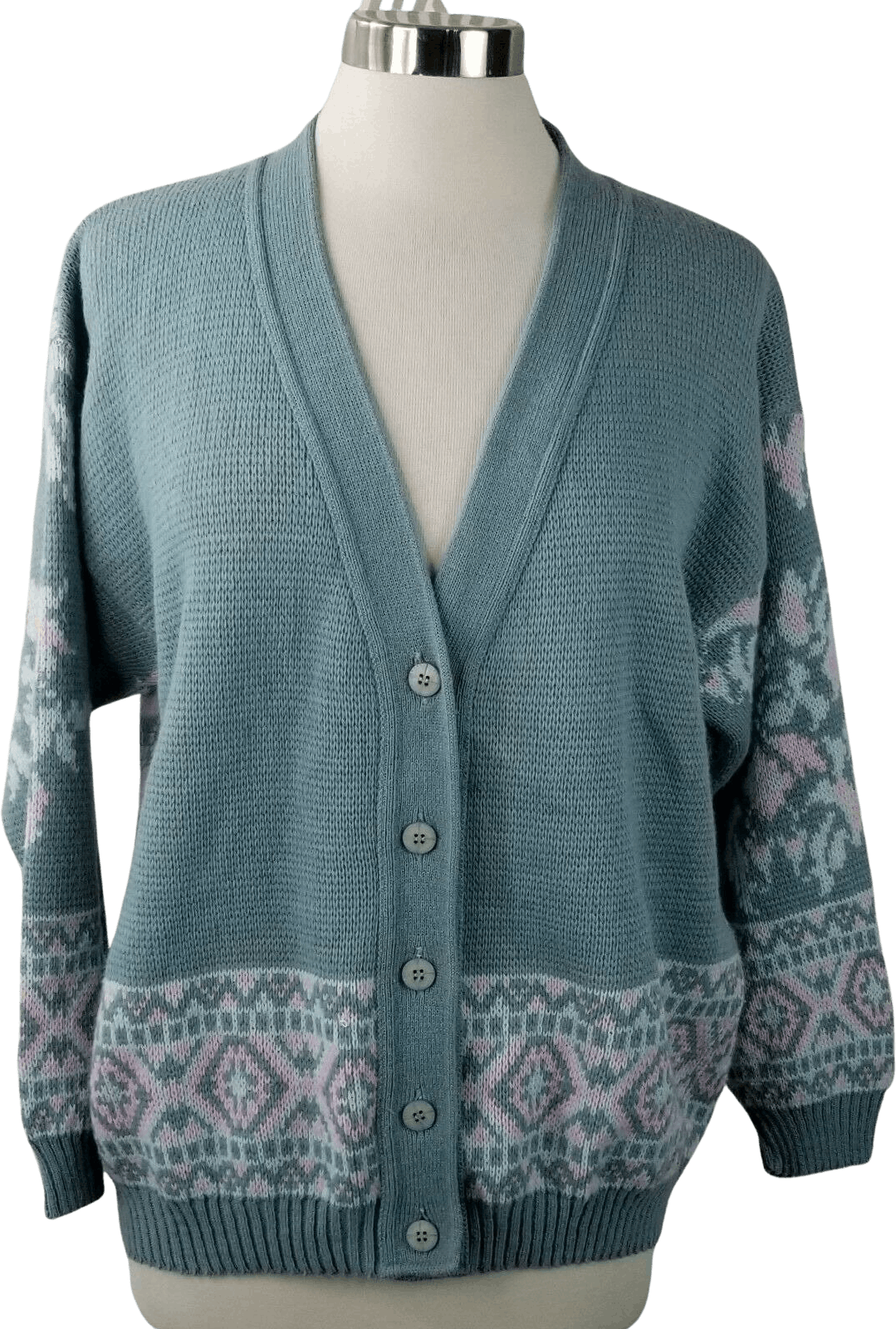 Vintage 90’s Blue Floral Grunge Cardigan Sweater | Shop THRILLING