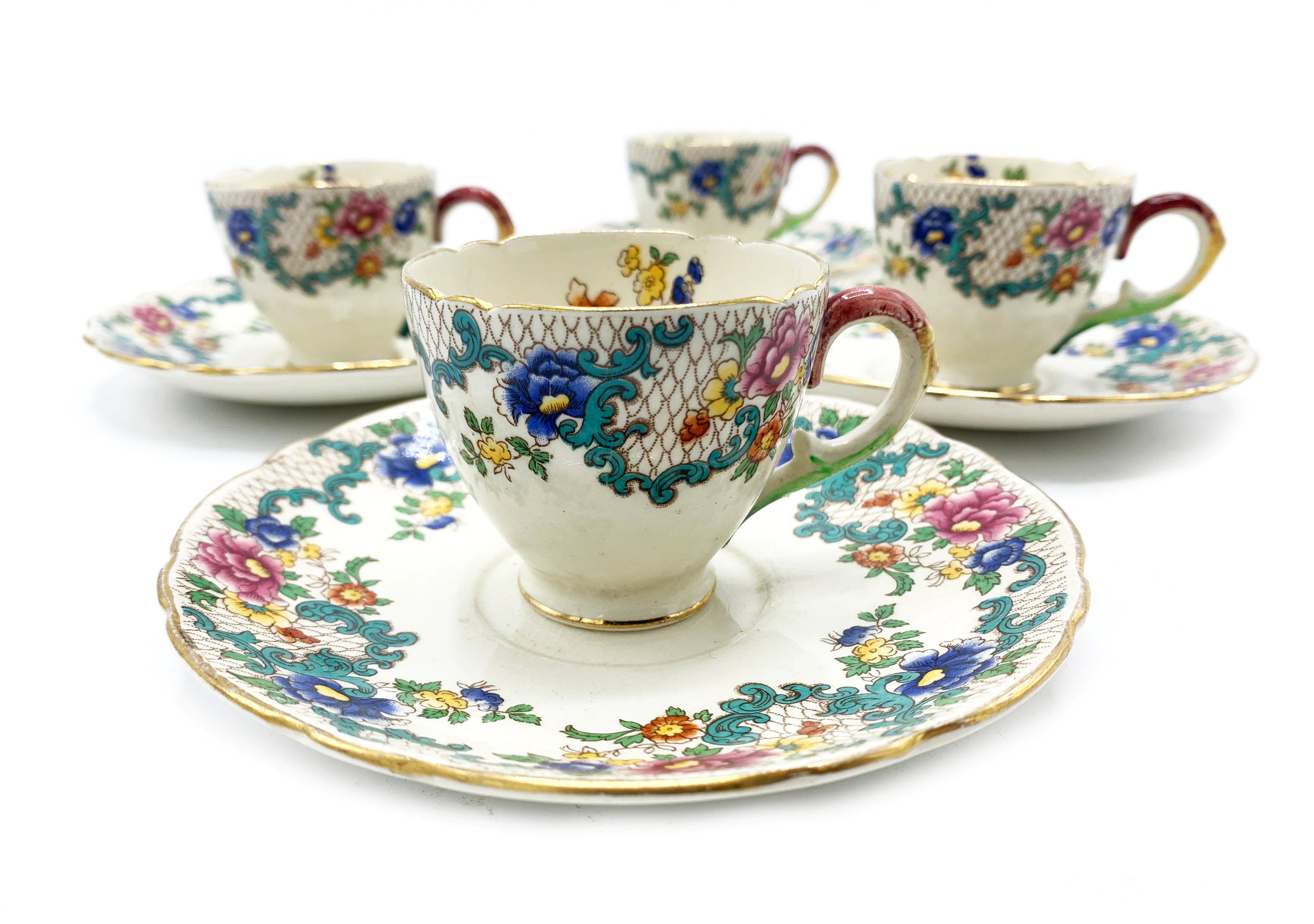 Vintage Art Deco English Royal Cauldron Tea Service Set 8 Piece Set ...