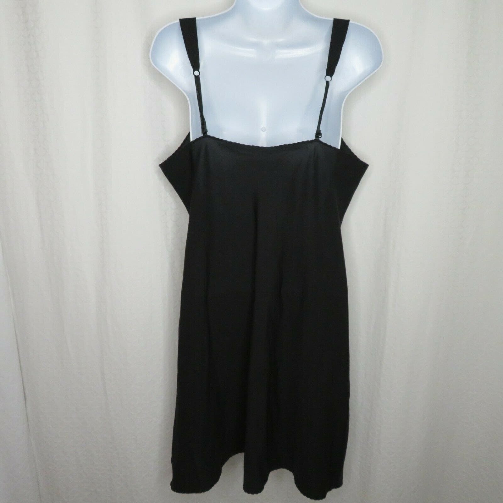 Vintage Black Slip Nightgown Full Slip Dress By Vanity Fair | Shop ...