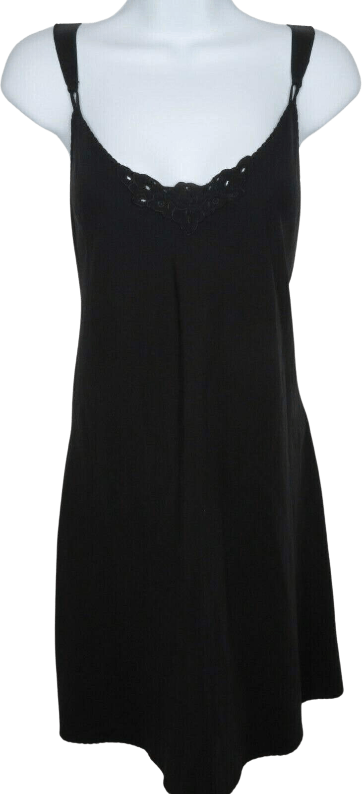 Vintage Black Slip Nightgown Full Slip Dress By Vanity Fair Shop THRILLING
