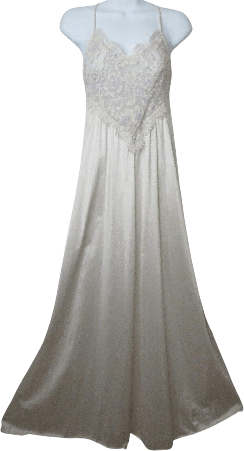 Vintage 60’s Purple Flair Long Slip Dress Nightgown Shop THRILLING