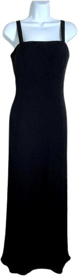 Vintage Sleeveless Knot Back Black Maxi Dress by Armani | Shop THRILLING