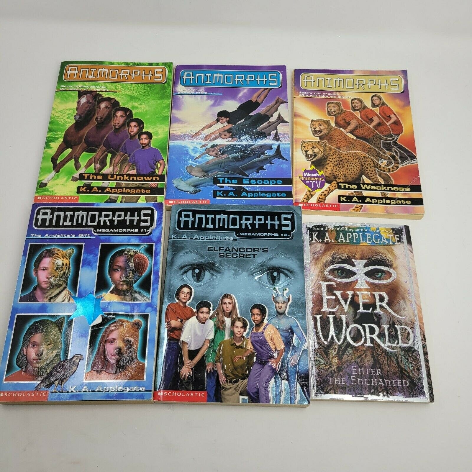 Vintage Animorphs 14 Book Lot by K. A. Applegate Adventure Chapter ...