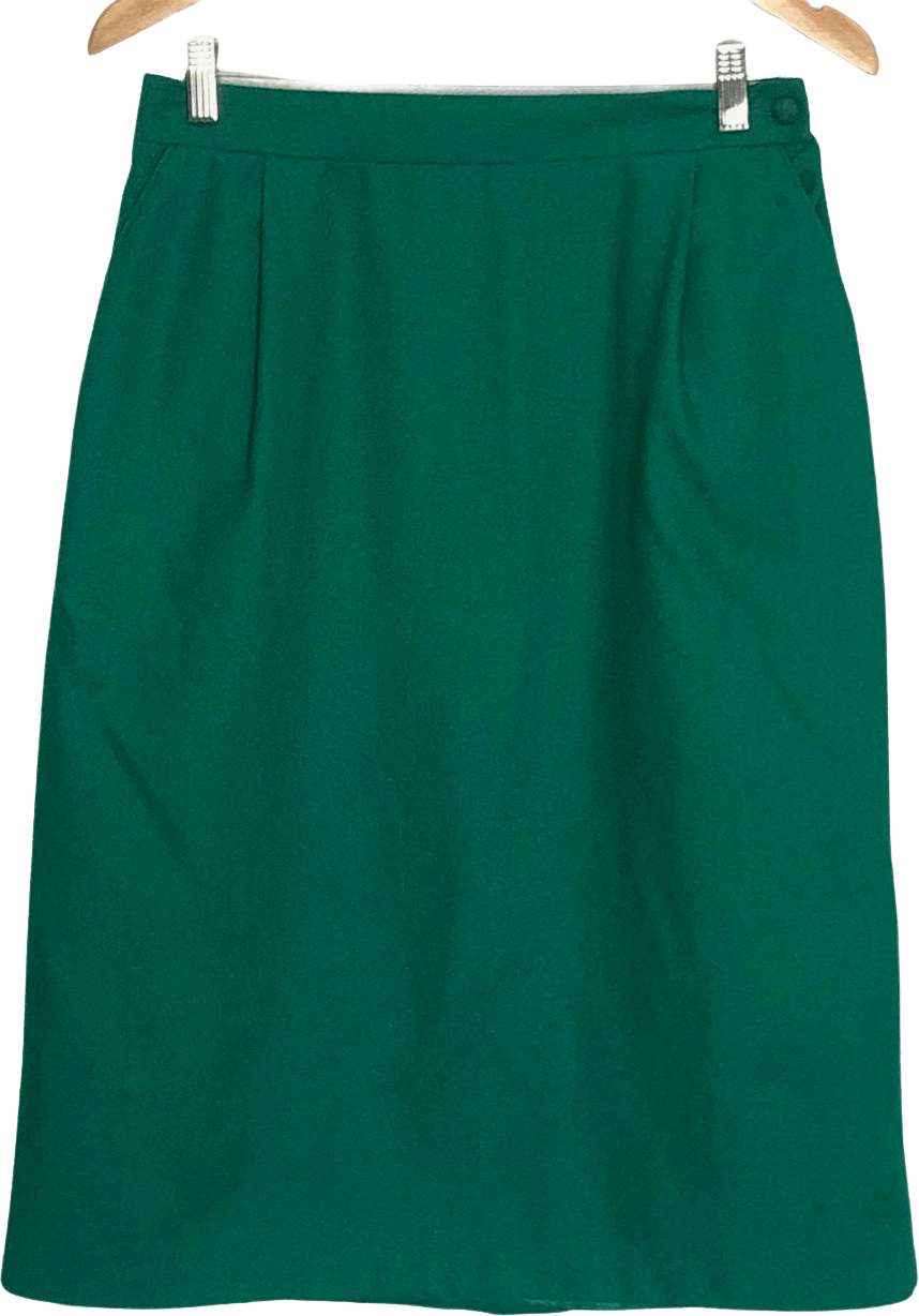 Vintage 80’s Wool Pencil Skirt Green Dark Academia by Tan Jay | Shop ...