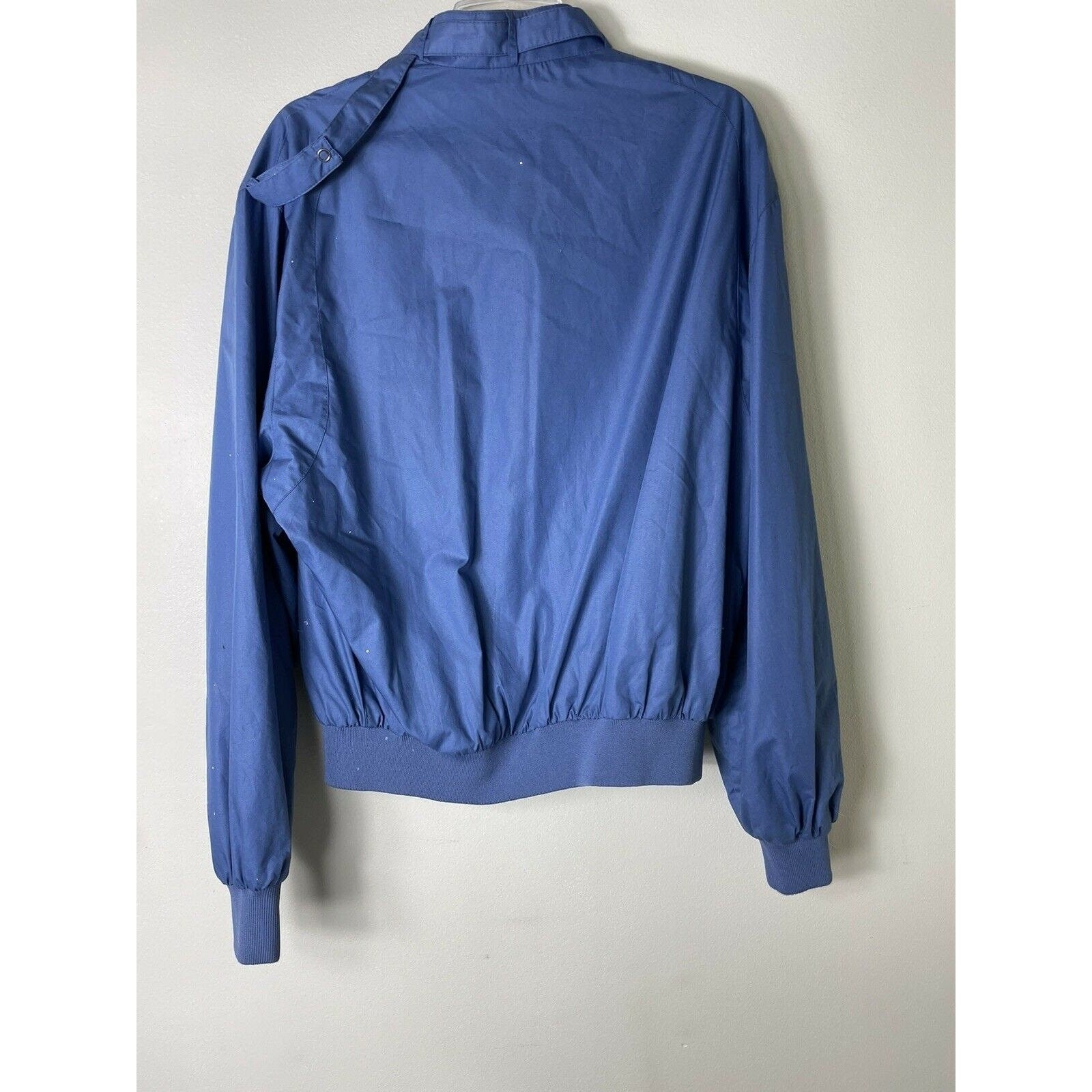 Vintage Mens Members Only Blue Cafe Racer Jacket | Shop THRILLING