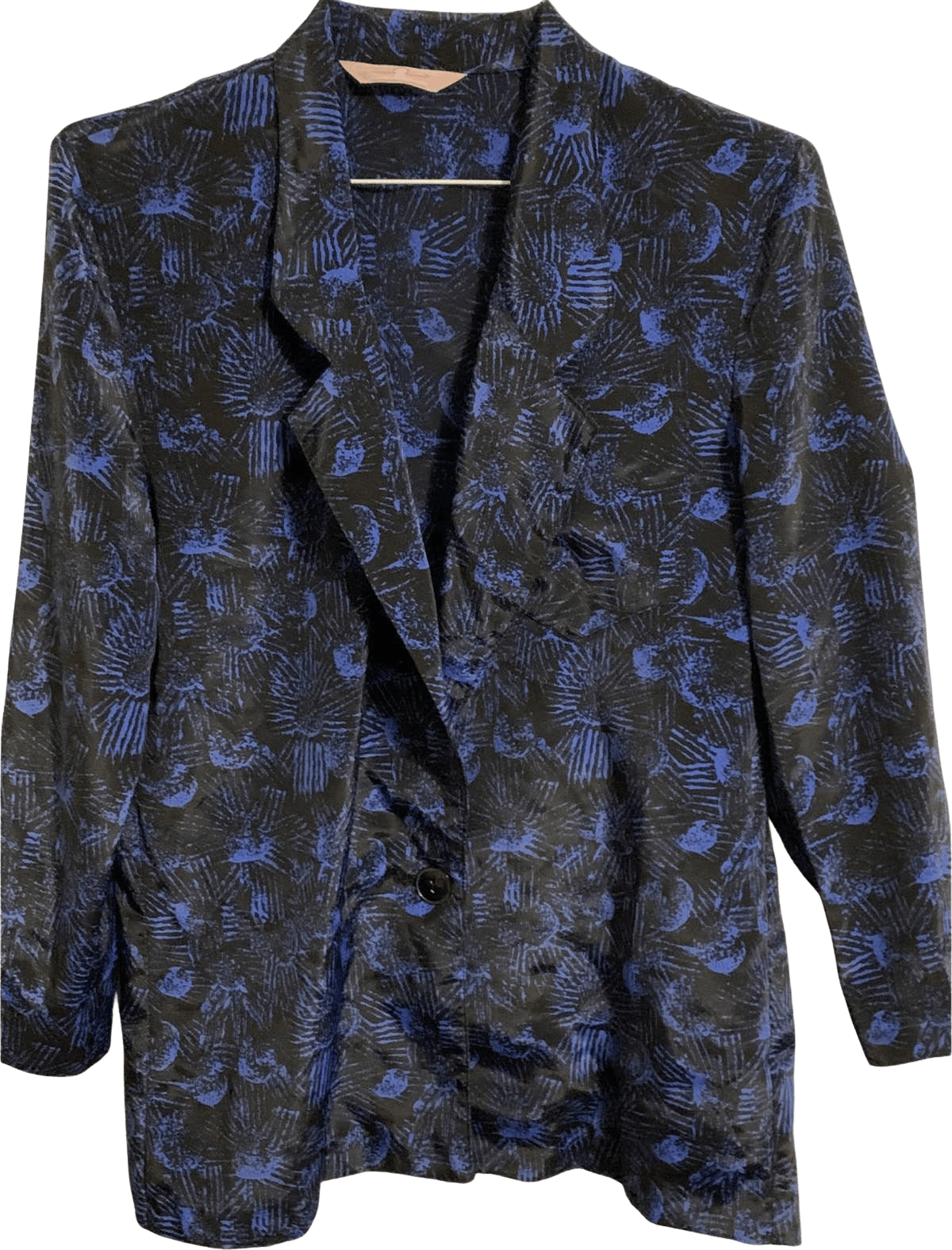 Vintage Classic Directions Black Blue Blazer | Shop THRILLING