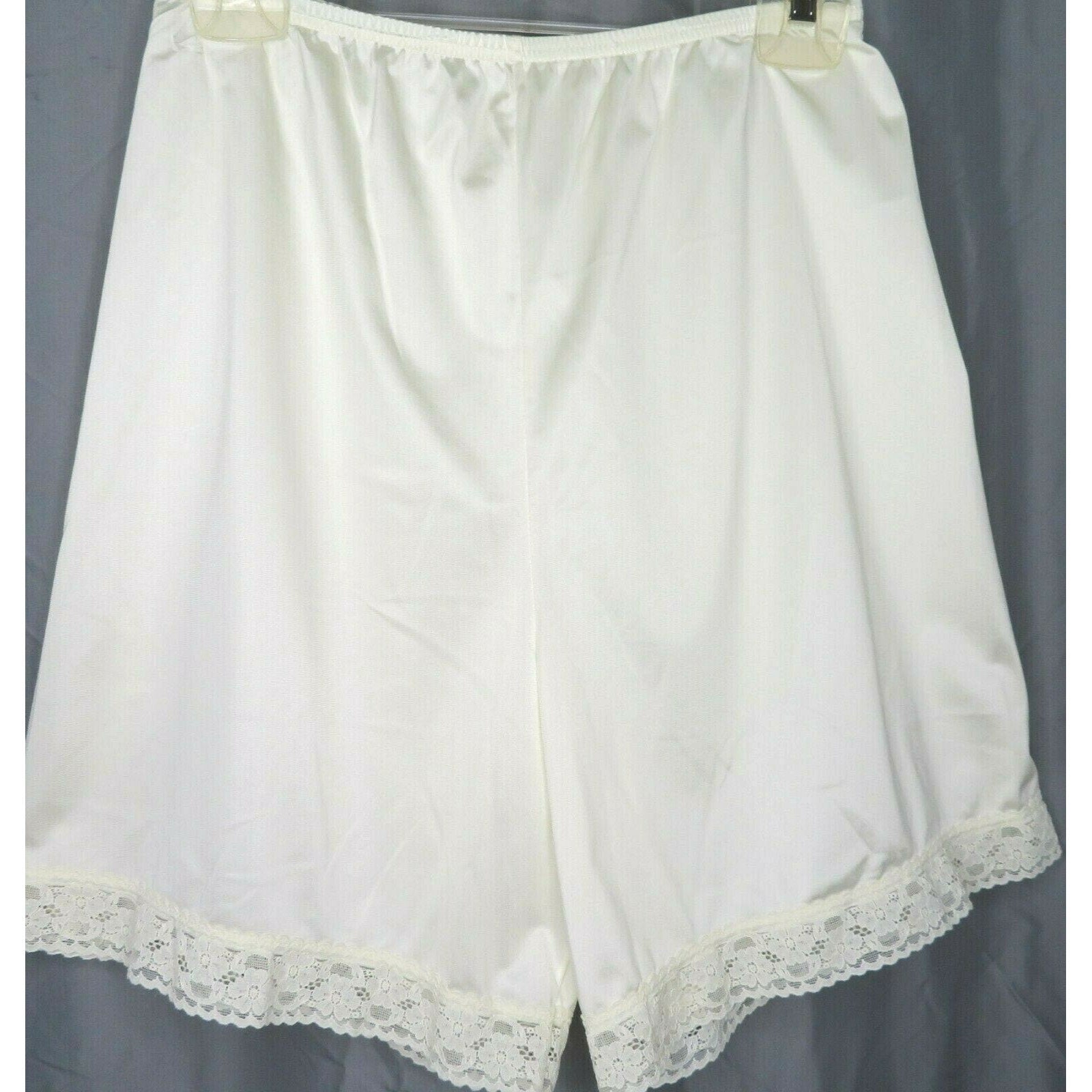 Vintage White Nylon Lace Modest Panties by Vanity Fair | Shop THRILLING
