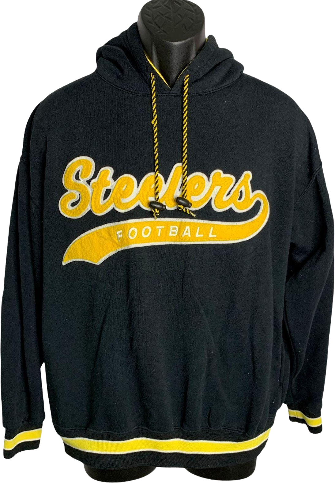 Vintage 90s Cotton Black Lee Pittsburgh Steelers NFL Sweatshirt - X-Large–  Domno Vintage