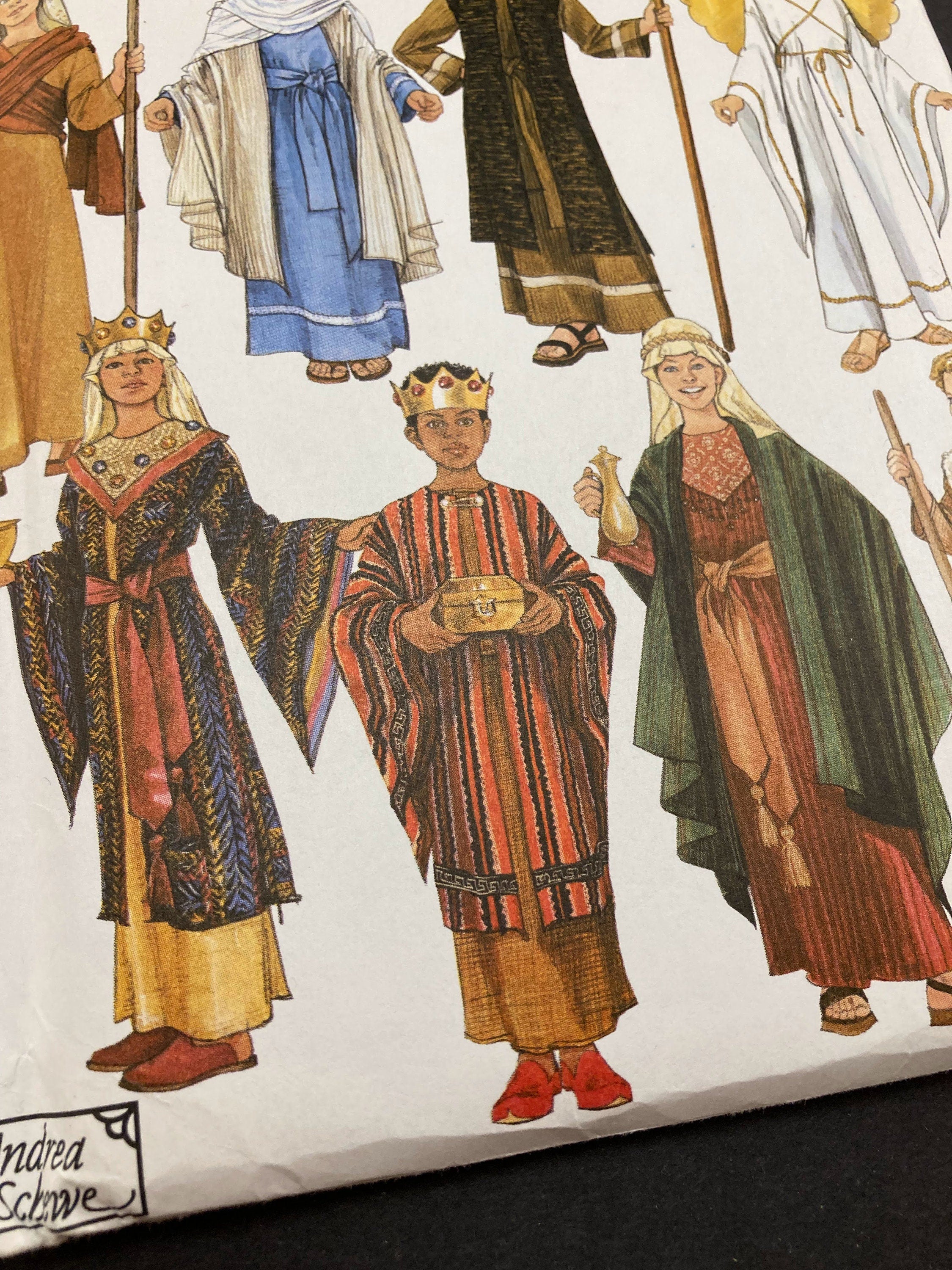 Vintage Kids Nativity Costume Pattern Set Simplicity Sewing Pattern by ...