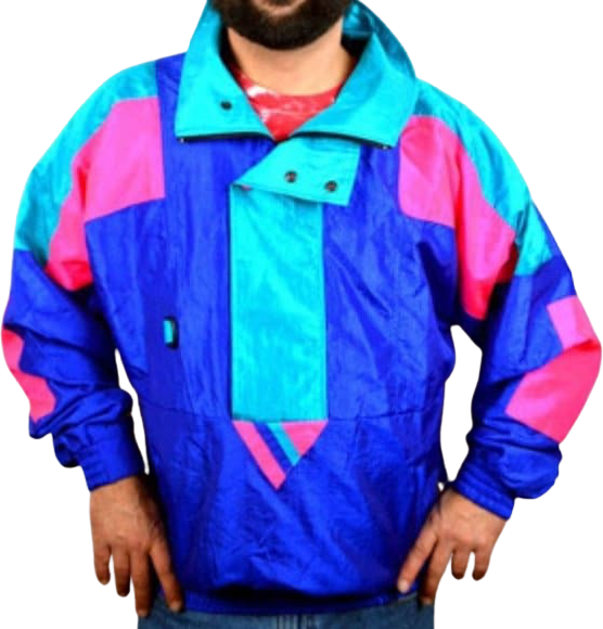 Vintage 80’s 90’s Colorblock Windbreaker Tracksuit by Cascade | Shop ...