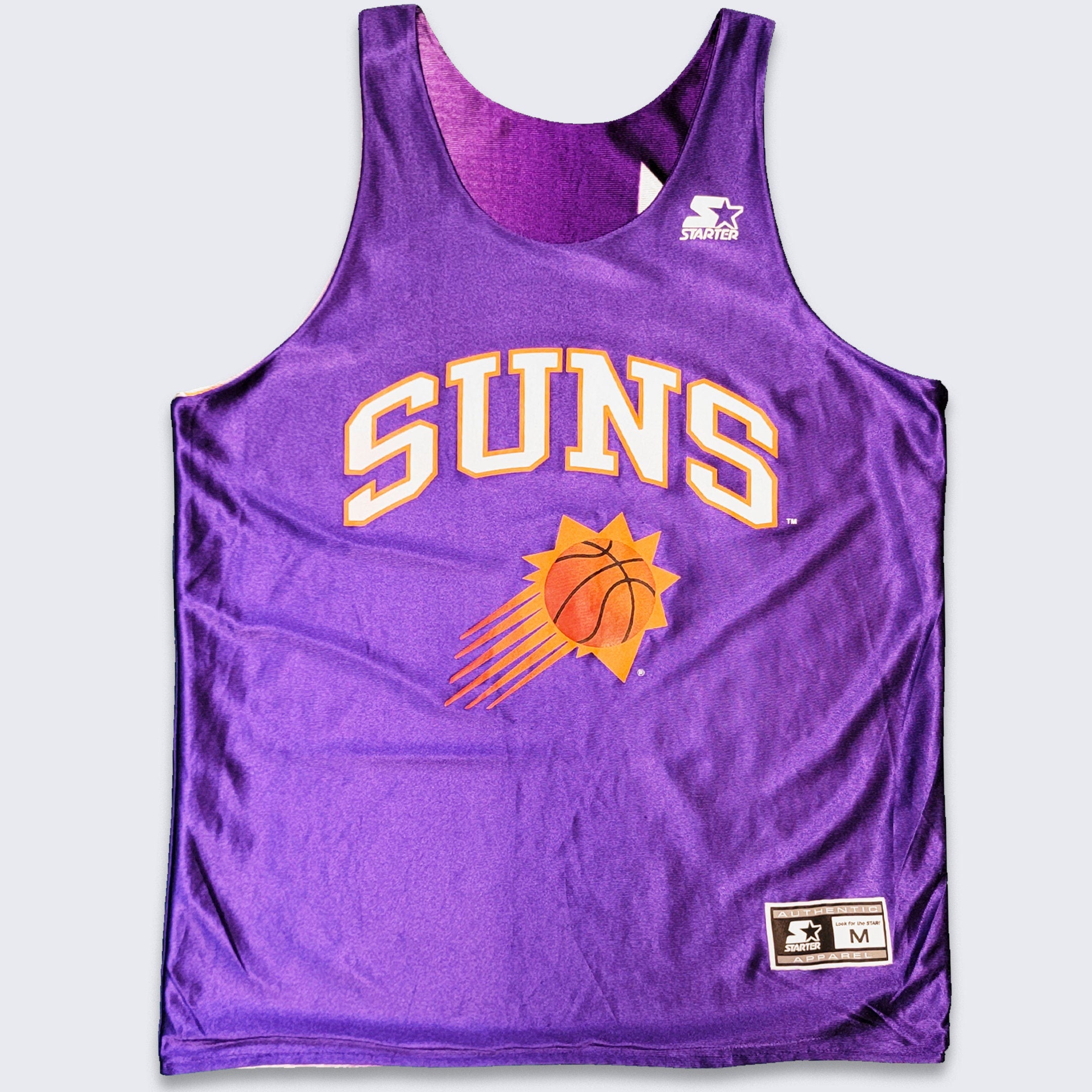 Phoenix Suns Vintage 90s Starter Reversible Basketball Jersey by Start Phoenix Suns Vintage 90s Starter Reversible Basketball Jersey by Start