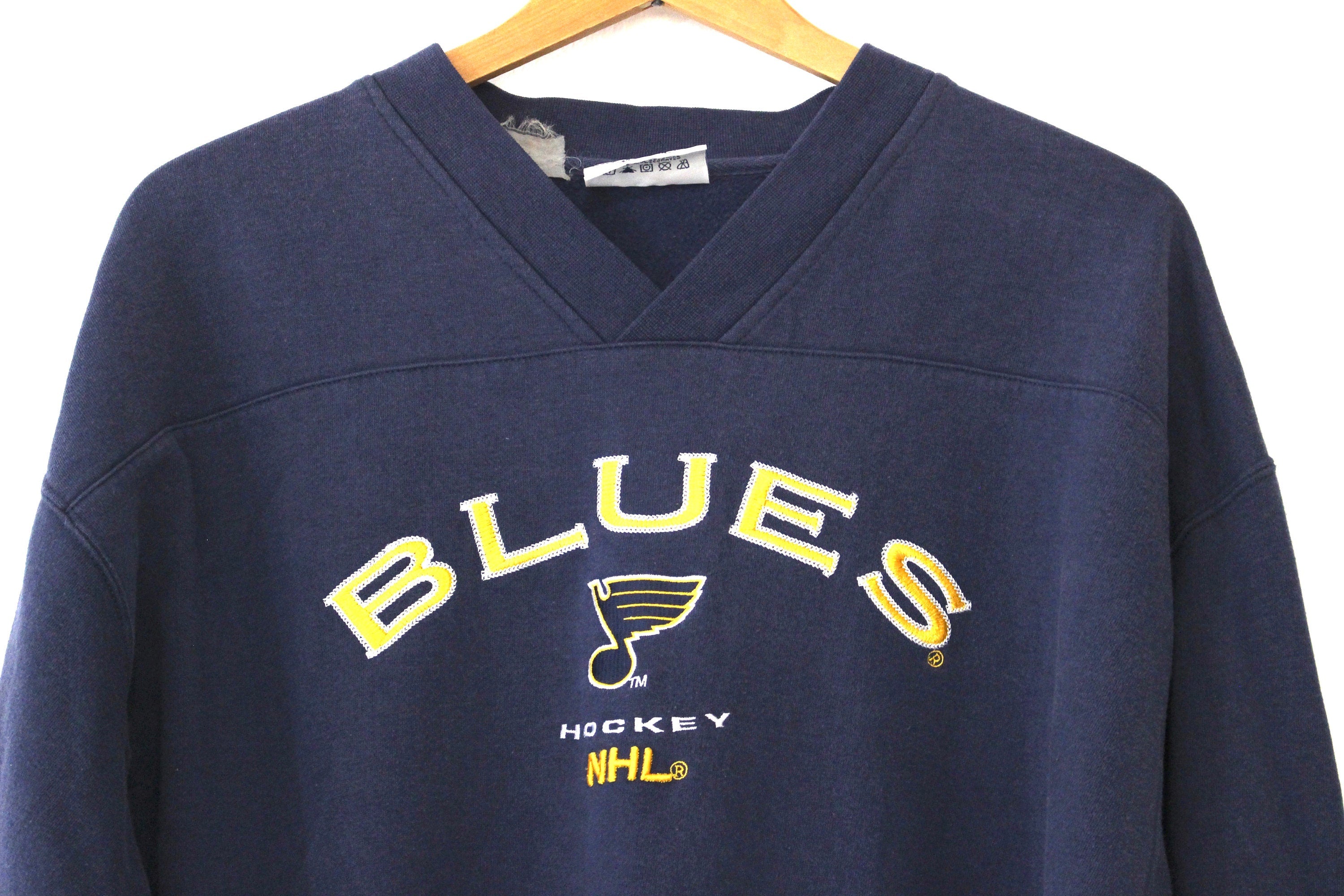 Vintage St Louis Blues Hockey NHL Sweatshirt XL 