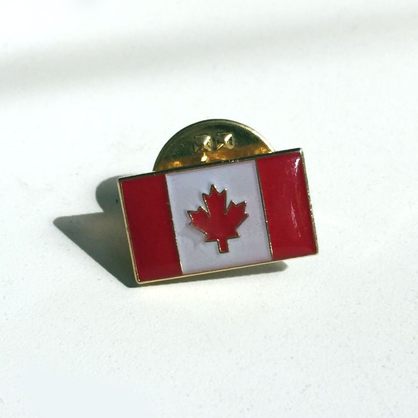 Vintage Canada Flag Enamel Pin | Shop THRILLING