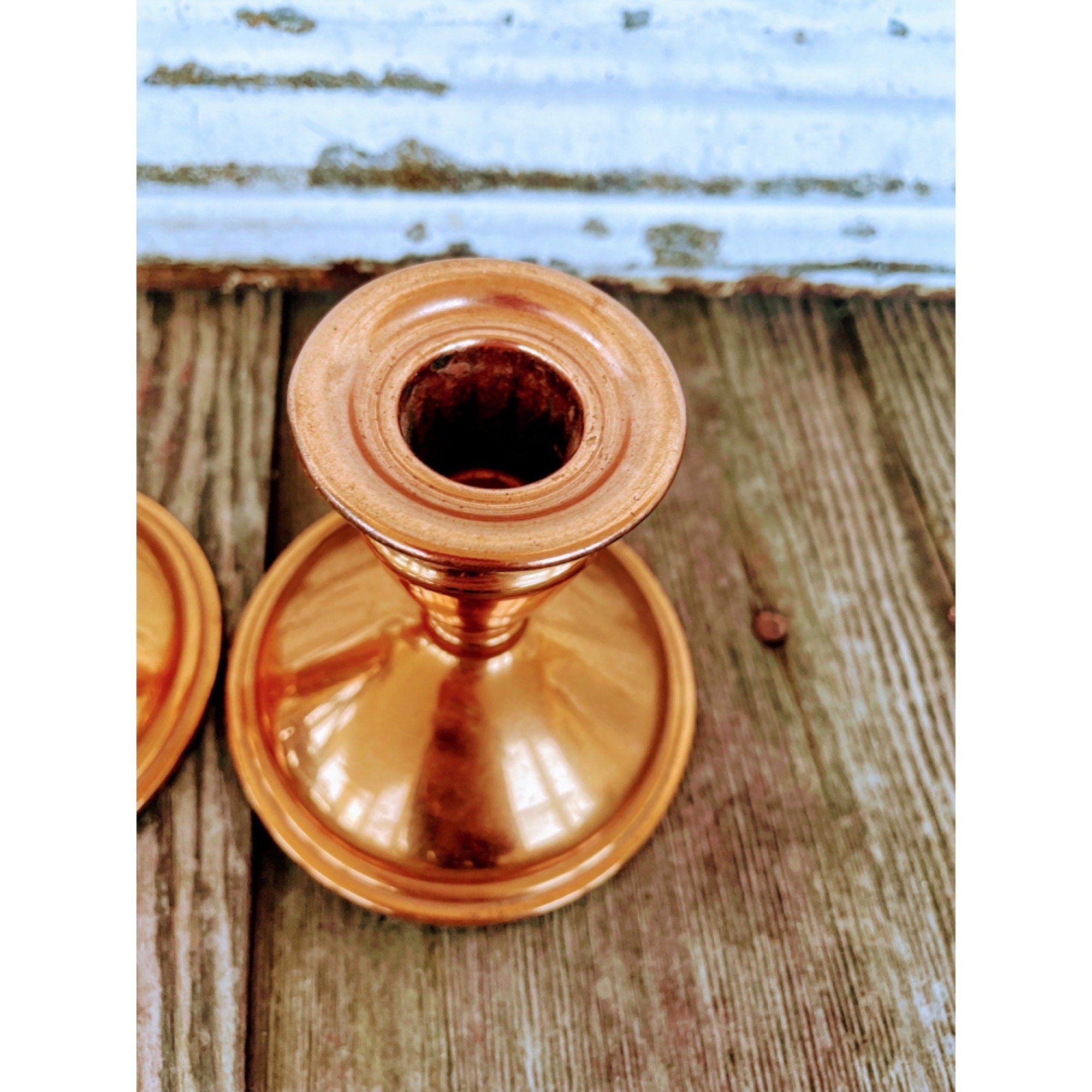 Vintage Coppercraft Guild Copper Candle Holders | Shop THRILLING