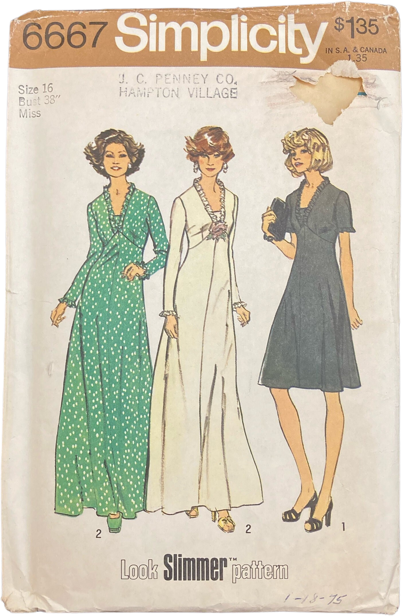 Vogue Pattern V8997 Misses' Dress – Lincraft