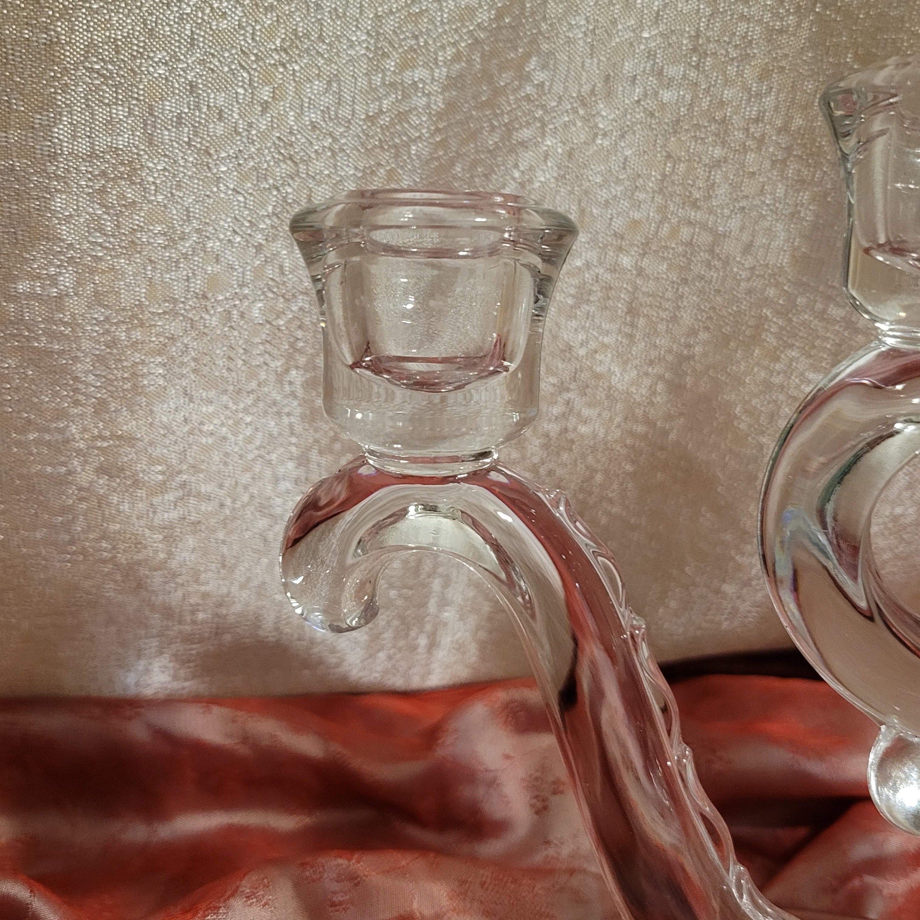 Vintage 3 Light Fostoria Candle Holder by Fostoria Shop THRILLING