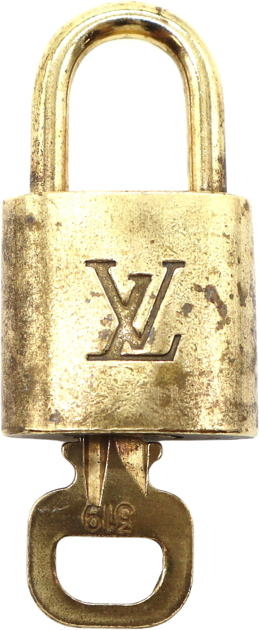 Louis Vuitton, Accessories, Louis Vuitton 3 Gold Padlock Key Lv Bagslock  W Alma Speedy Keepall