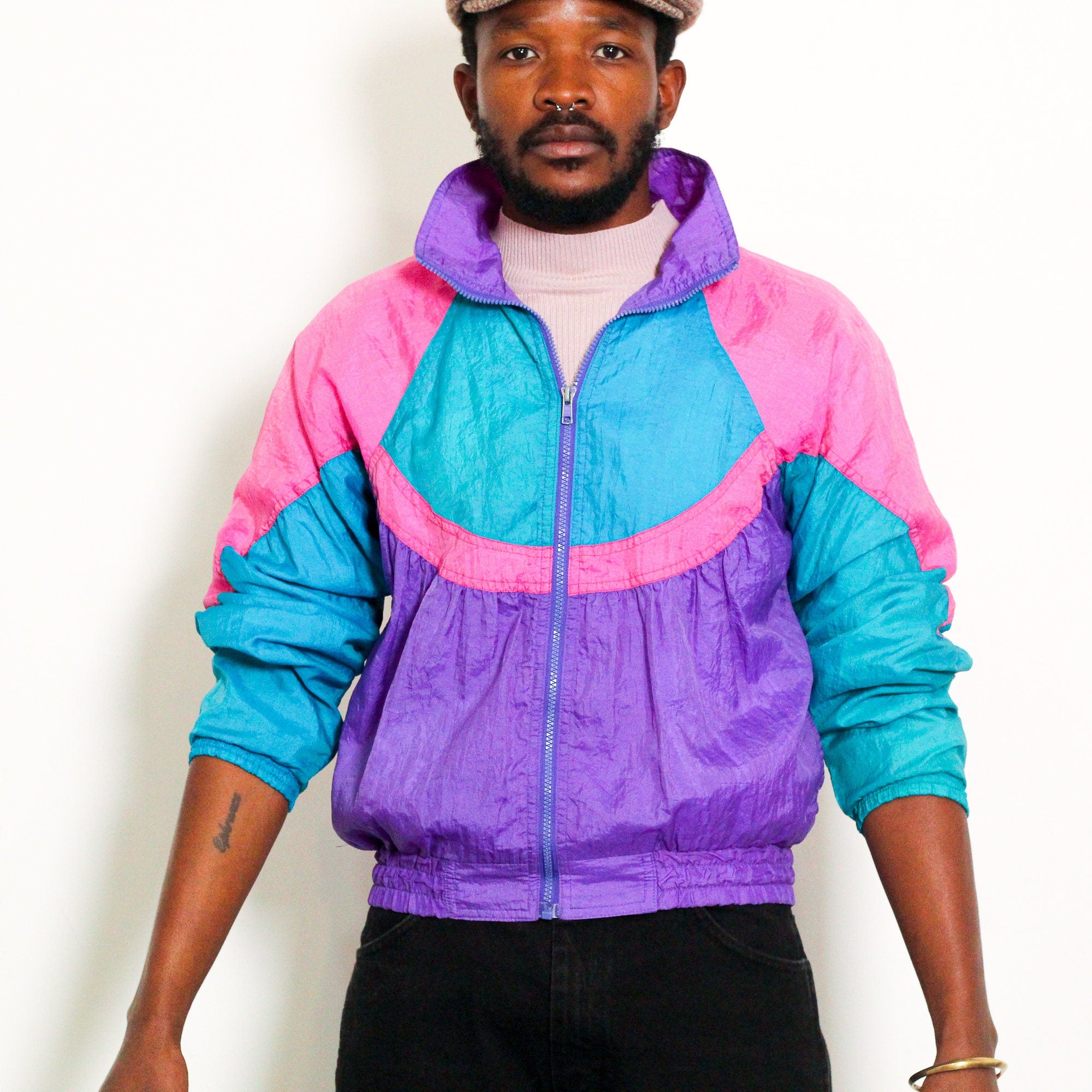 Vintage 80s Colorblock Pastel Windbreaker by London Fog | Shop THRILLING