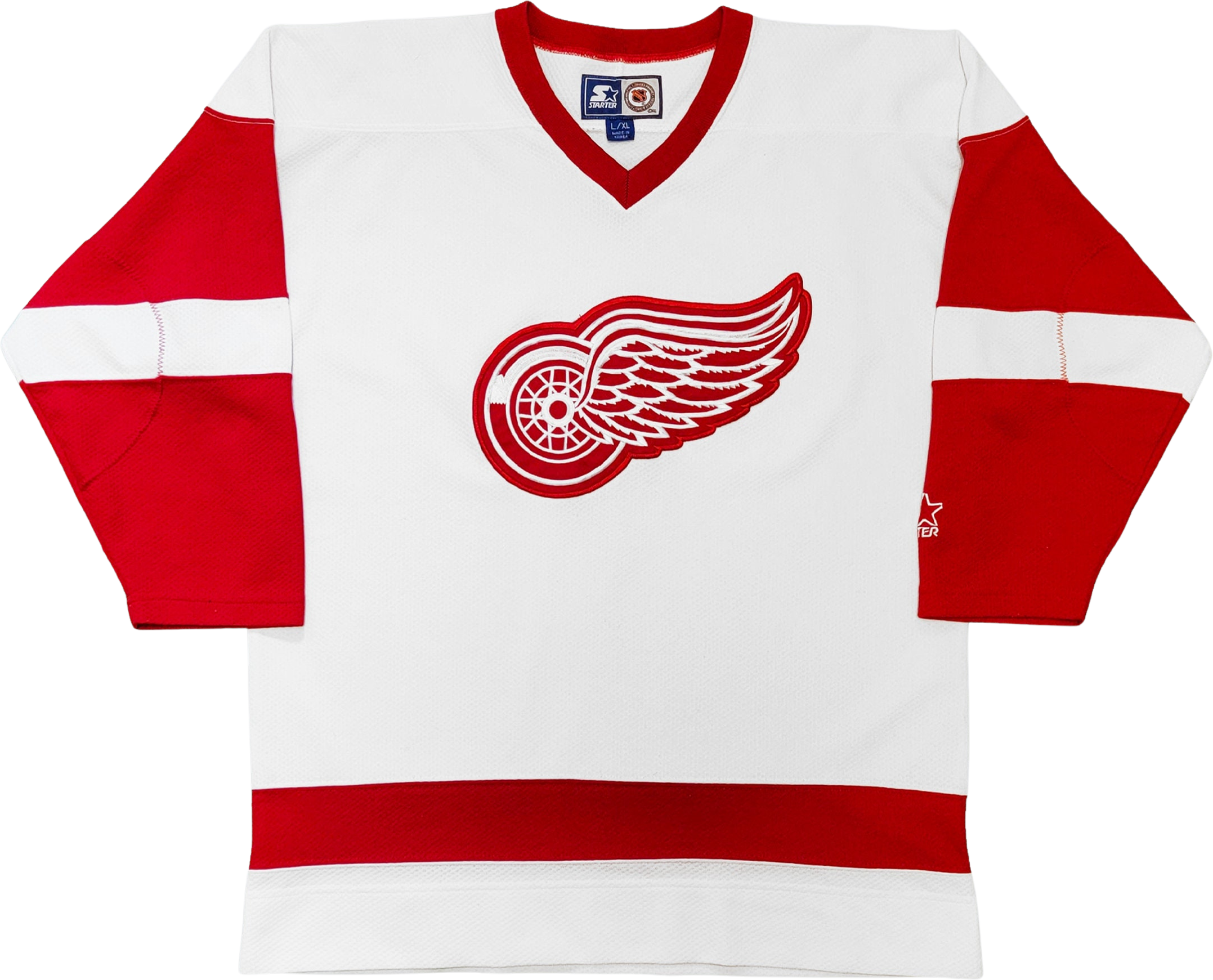Vintage 90's Detroit Red Wings Hockey Crewneck Sweatshirt Made in USA