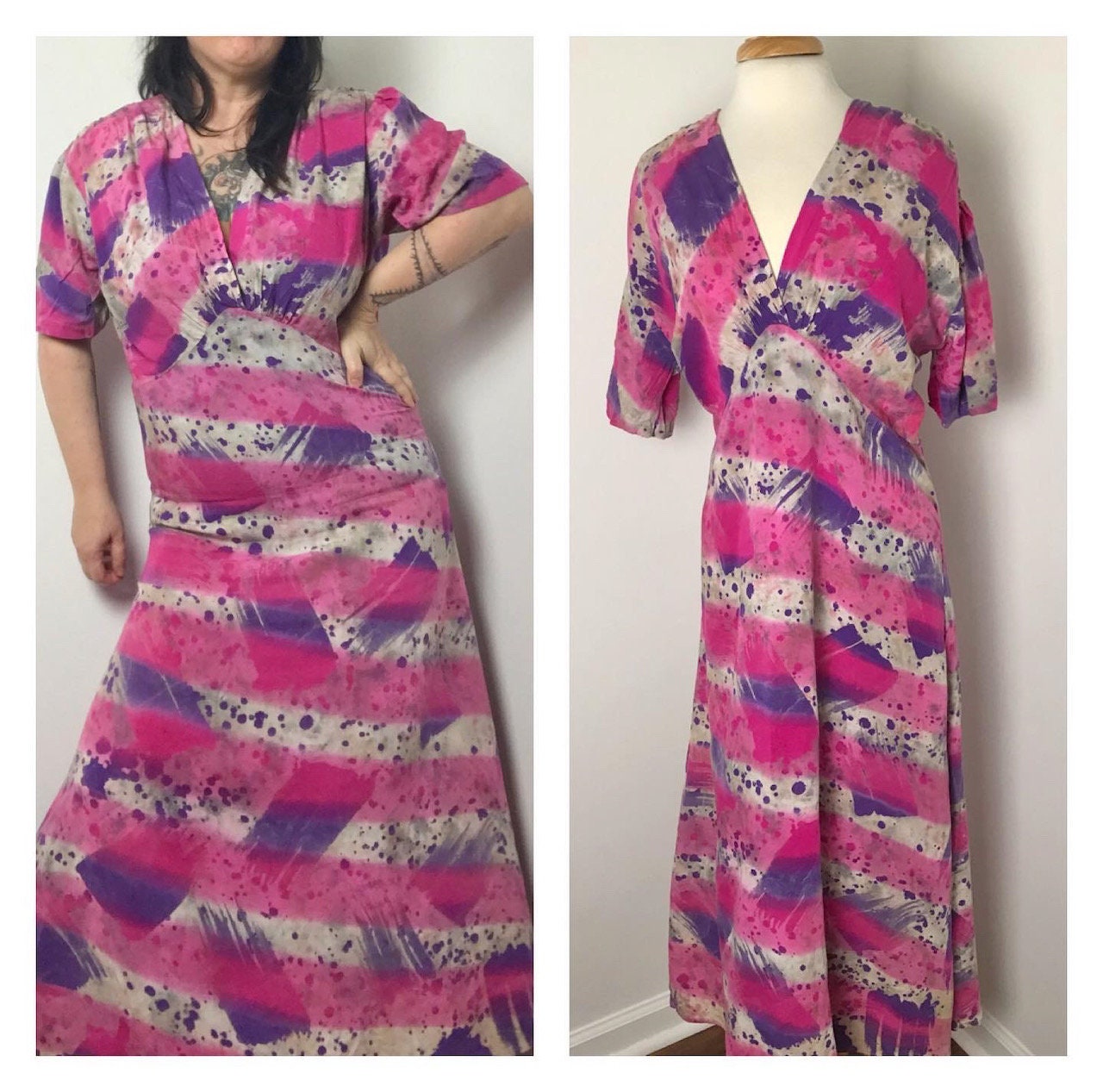 Vintage 90s Batik Caftan by Kemball Collection | Shop THRILLING