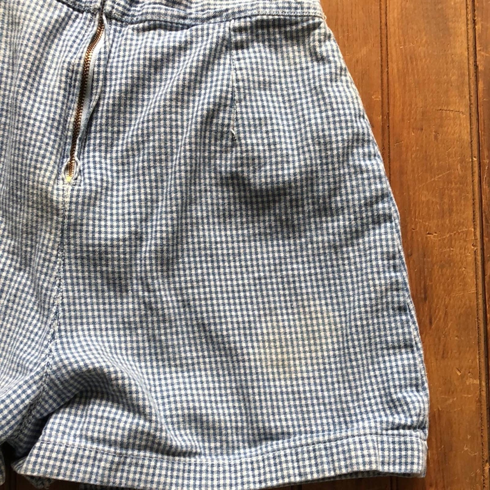 Vintage 90s Squeeze Skort Denim Check In Good Not Great Worn Condition ...