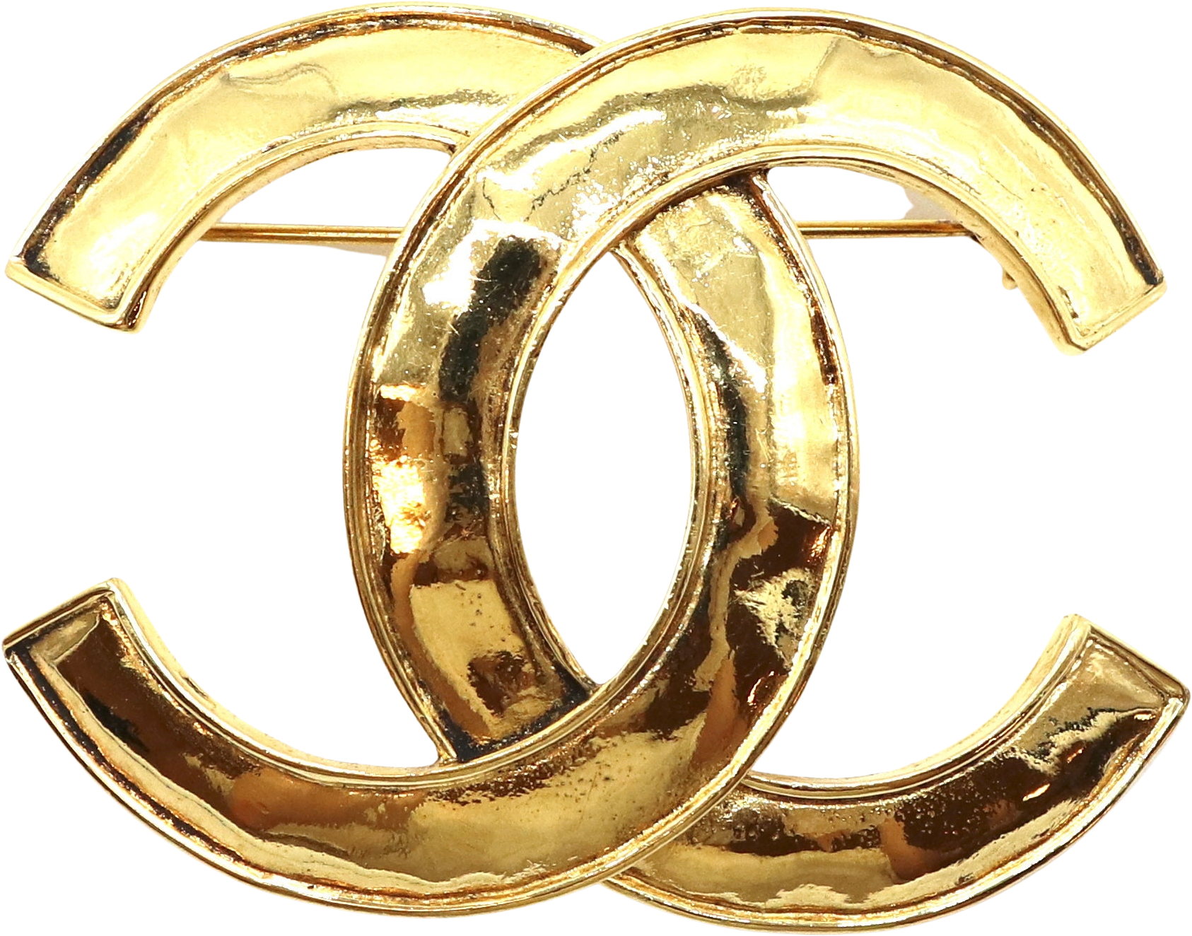 Chanel Oversized Cc Xxxl Jumbo Interlocking Extra Large Gold Hardware  Brooch Pin Charm by Chanel