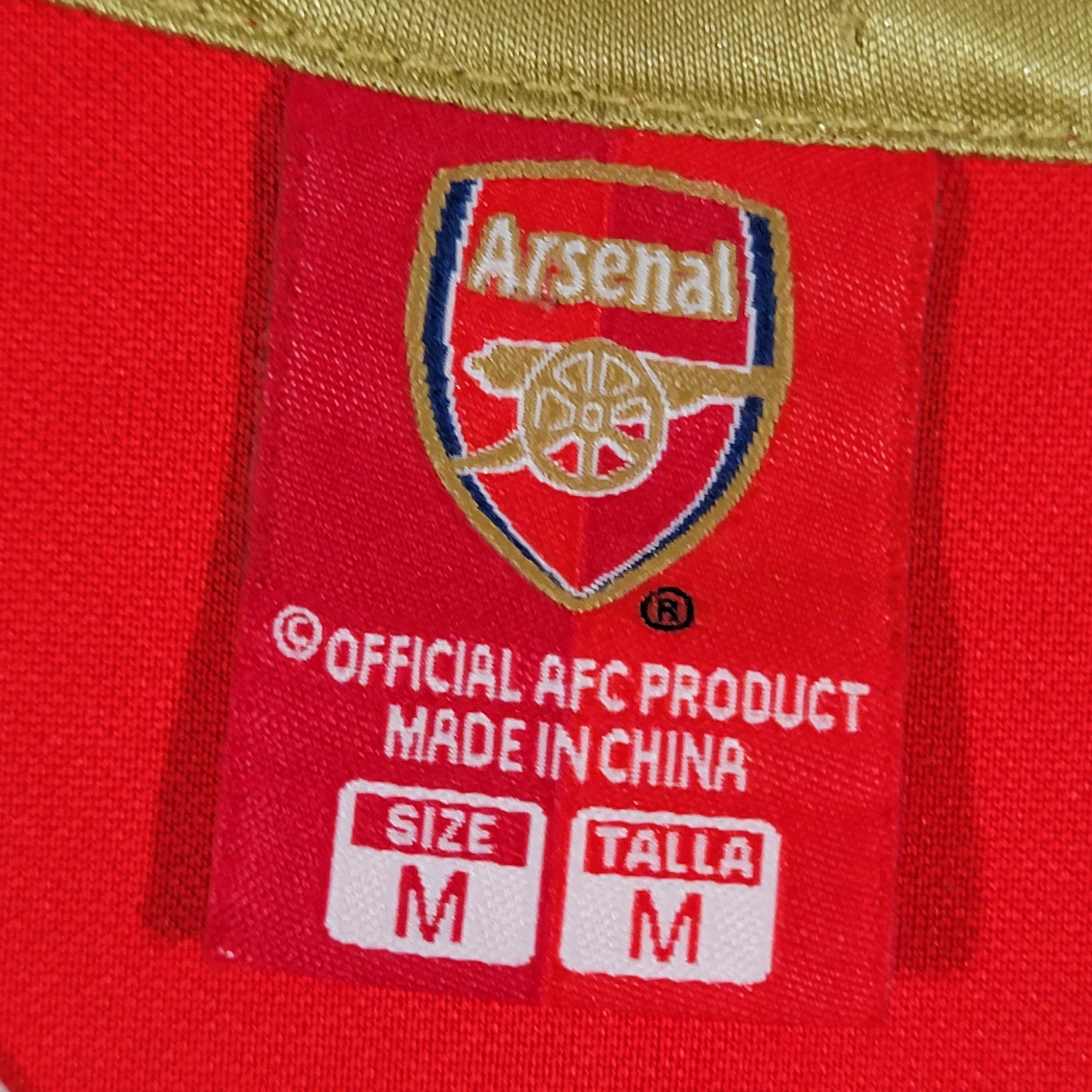 Vintage Arsenal Training Soccer Jersey Official Afc Product Red Color ...