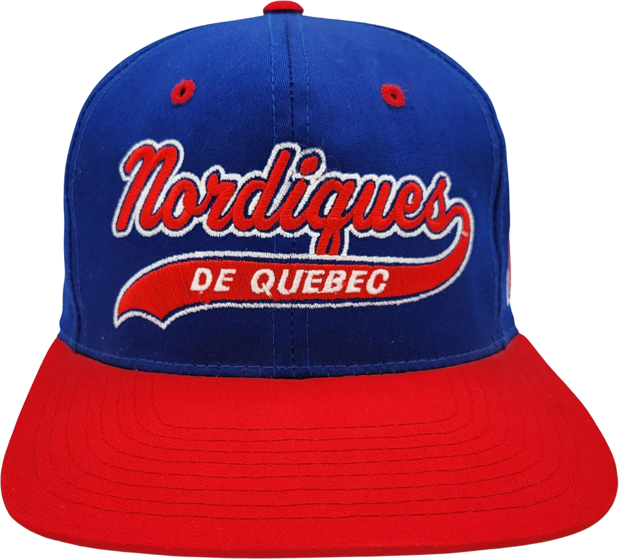 Quebec Nordiques 2T DIAMONDS SNAPBACK Royal-Red Adjustable Hat