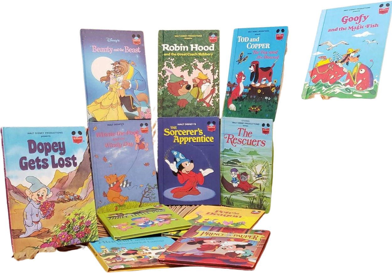 Vintage 70s/80s Disney Books Buy 1 Or All Disney's Wonderful World of ...