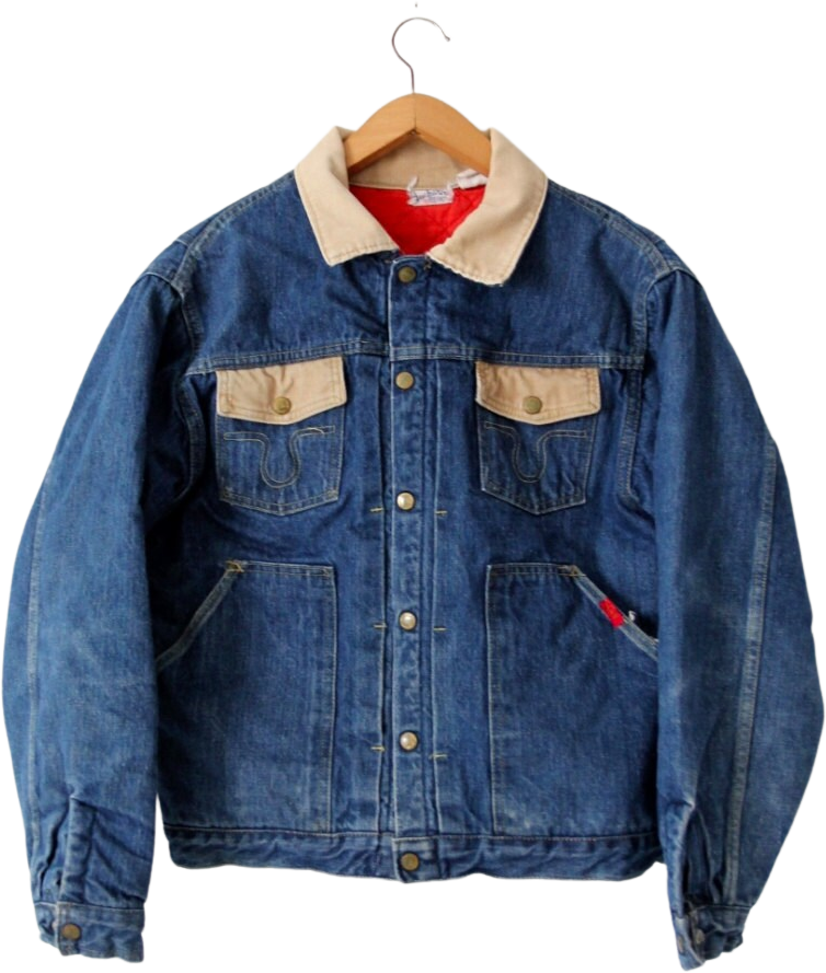 Vintage 50s Barn Coat Denim Jacket by Buckaroo by Big Smith Shop