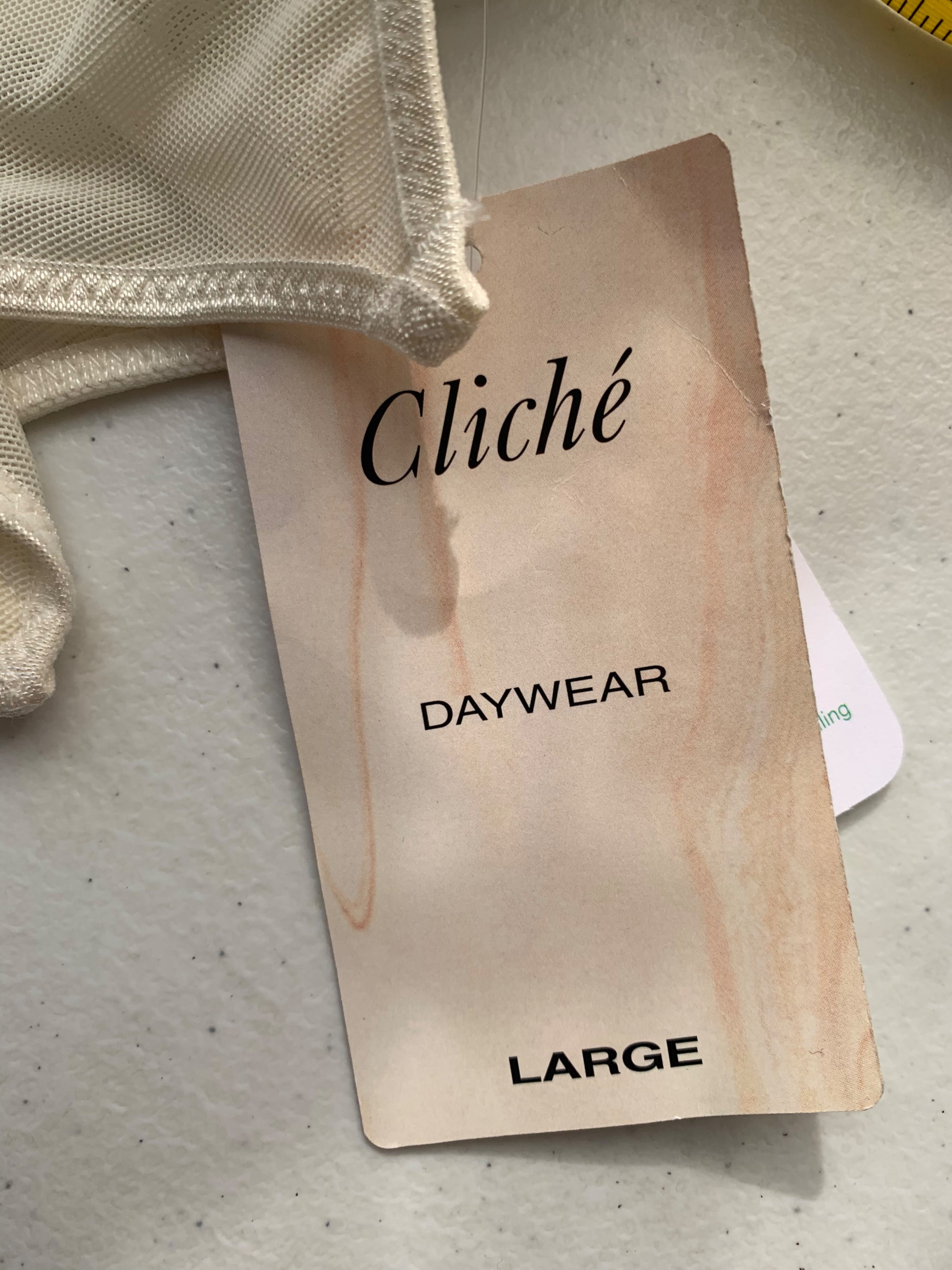Vintage Ivory and Pink Sheer Floral Corset Bra by Cliché | Shop THRILLING
