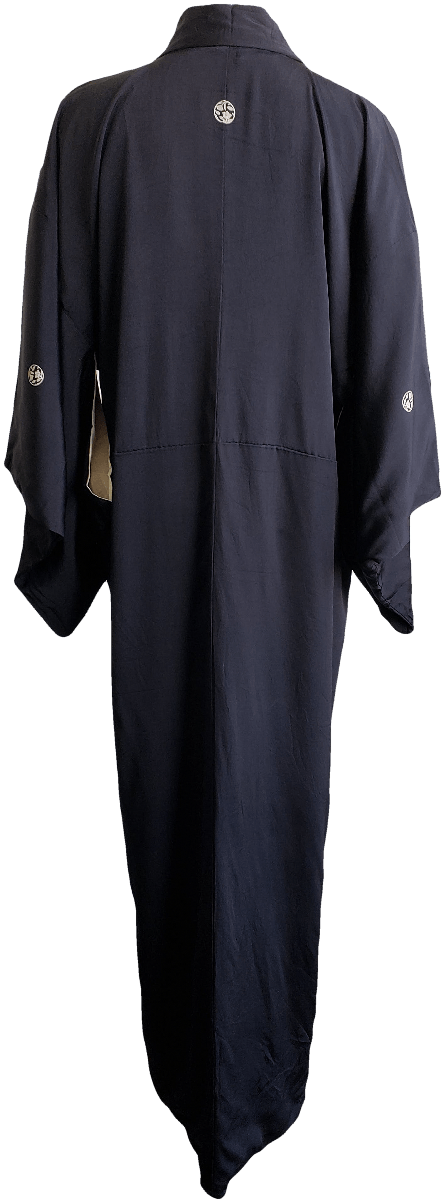 Vintage Long Black Kimono Shop THRILLING