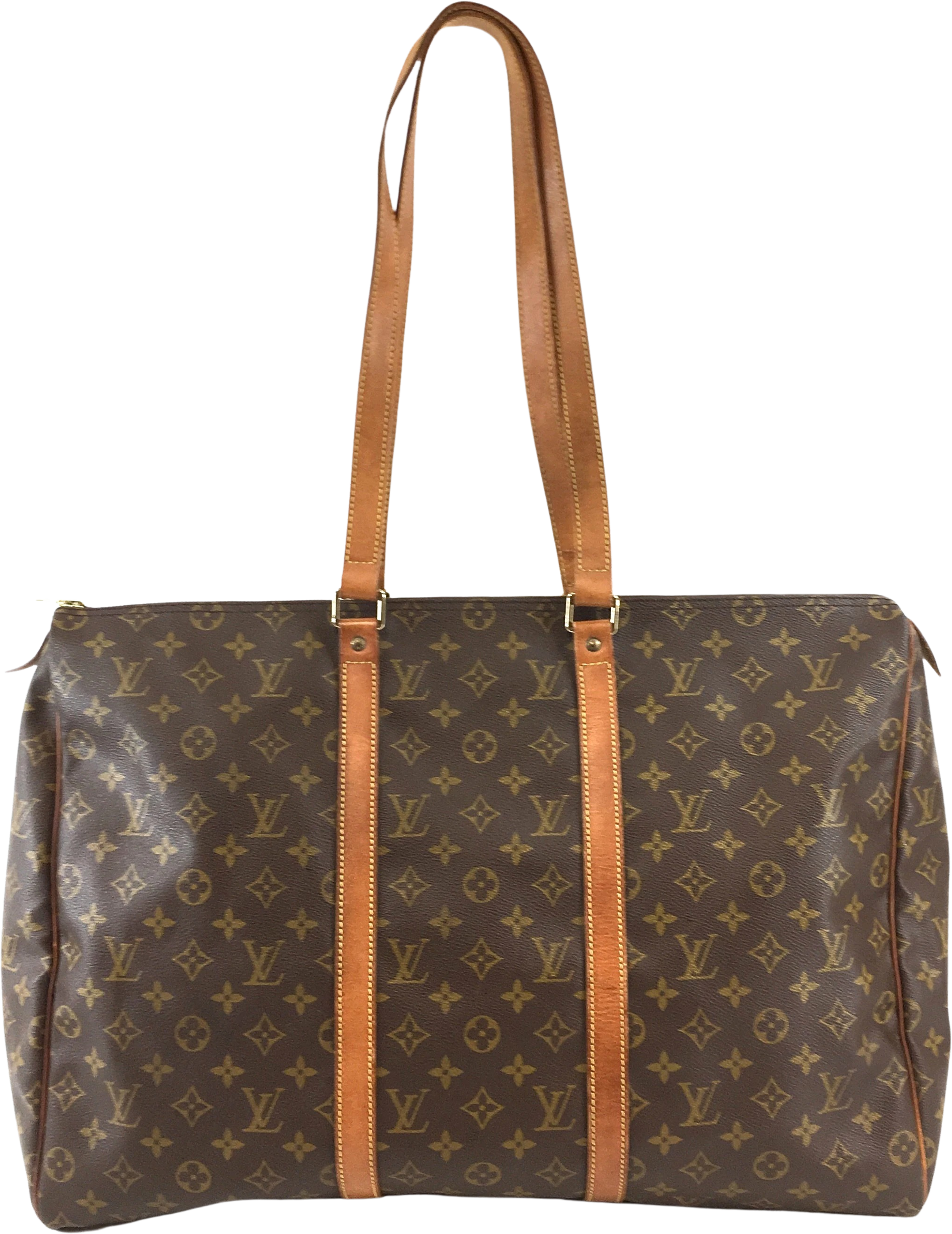 large louis vuitton bag with zipper