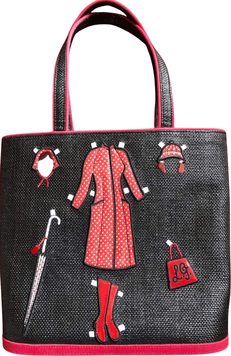 NEW WITH TAGS Red Lulu by Lulu Guinness crossbody purse CUTE! | eBay