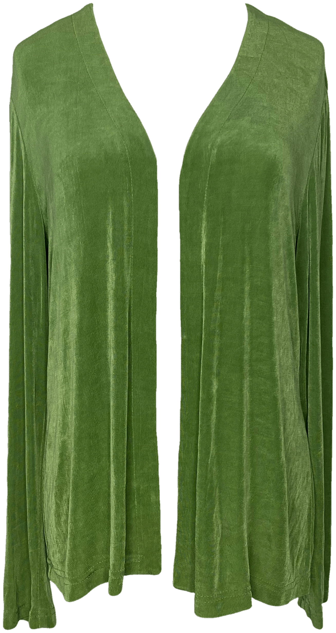 Neon green long cardigan clearance