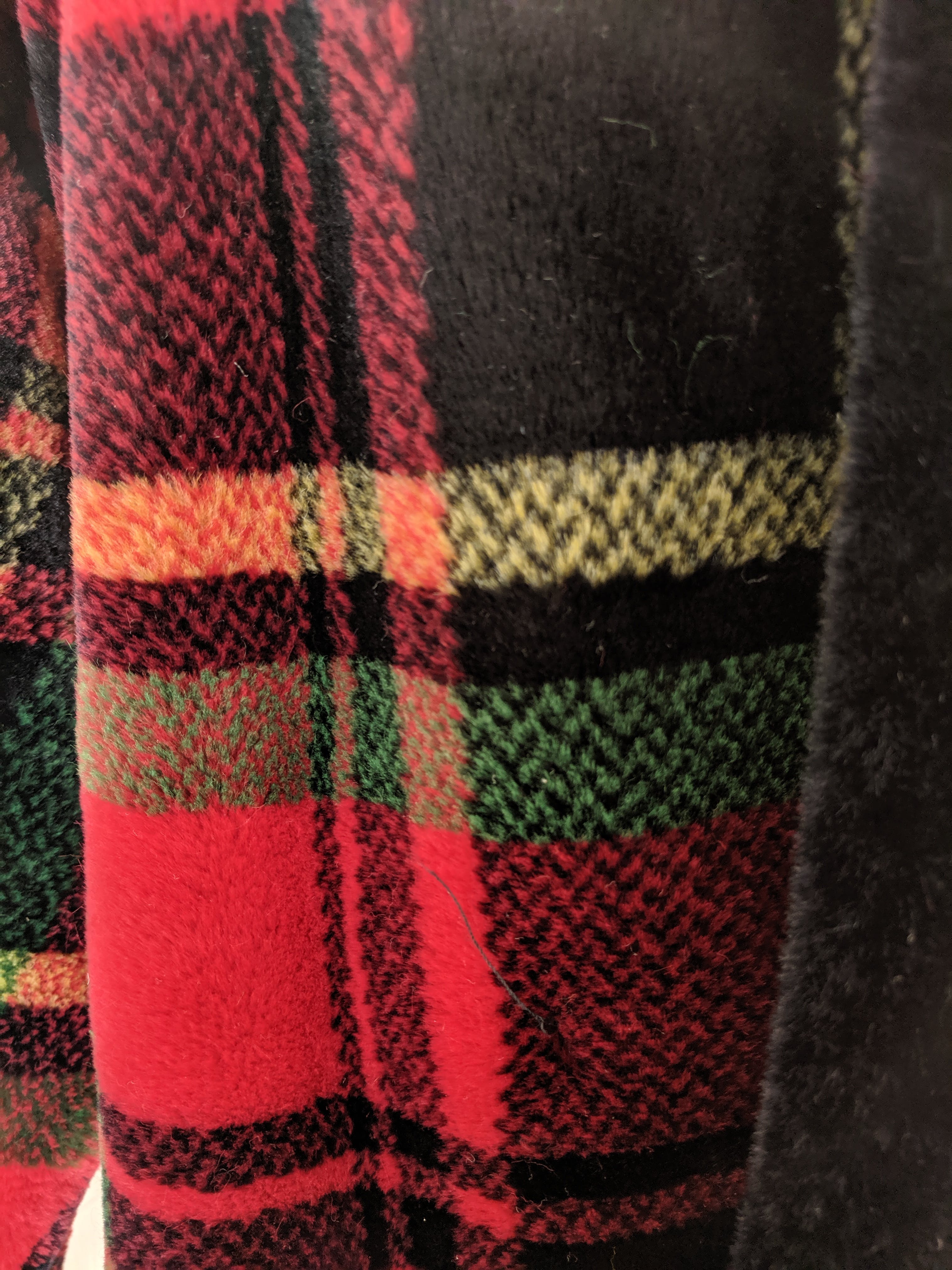 Vintage Plaid Faux Fur Coat by Donny Brook | Shop THRILLING