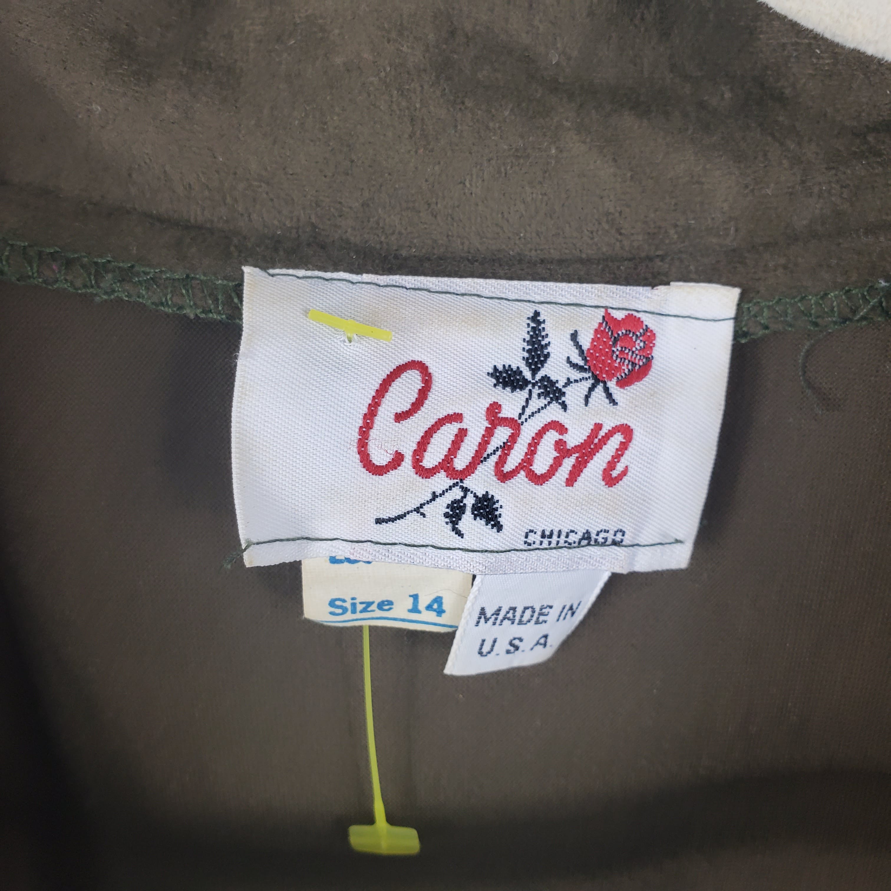 Vintage Button Front Belt Waist Dress by Caron | Shop THRILLING