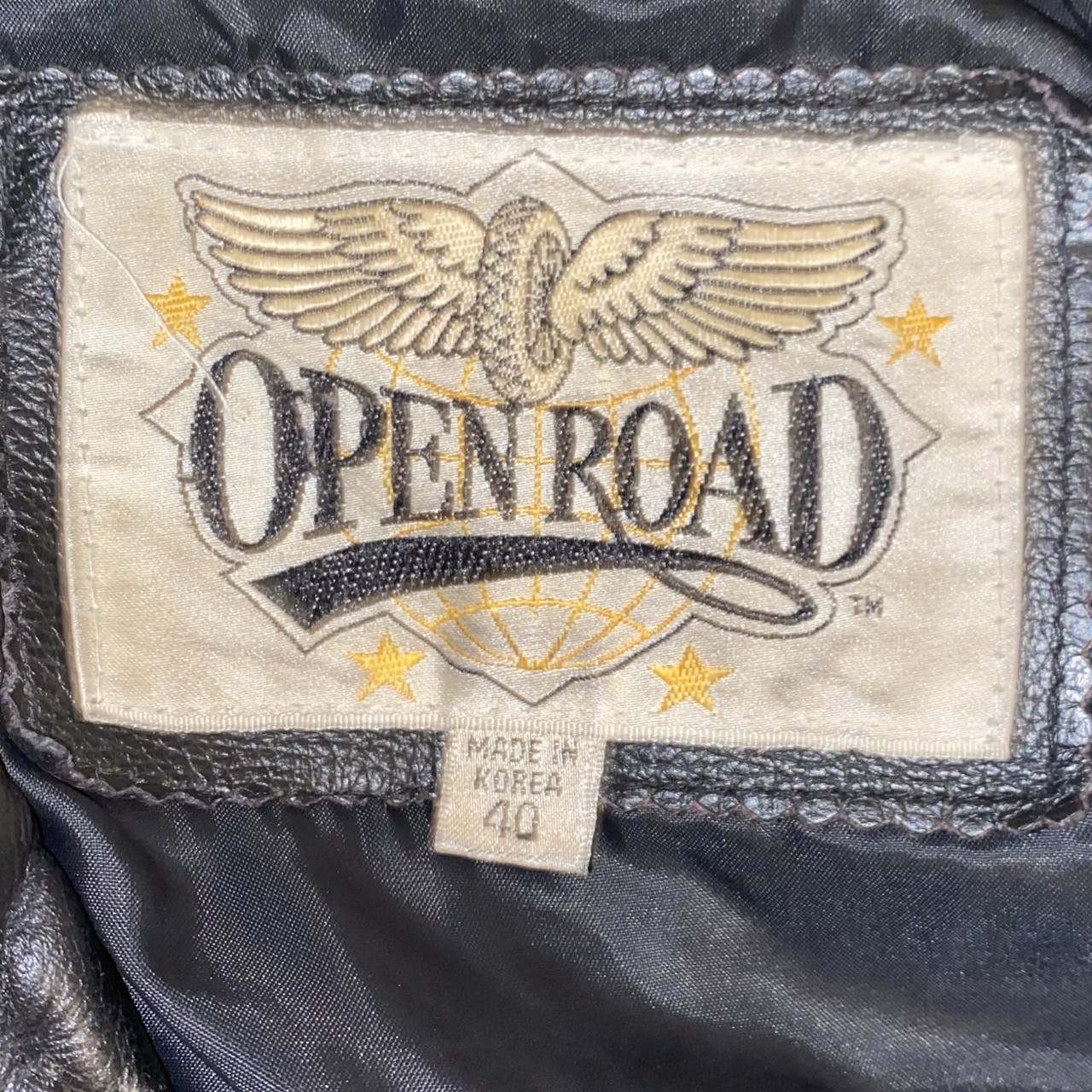 Vintage Fringed Leather Belted Motorcycle Jacket by Open Road | Shop ...